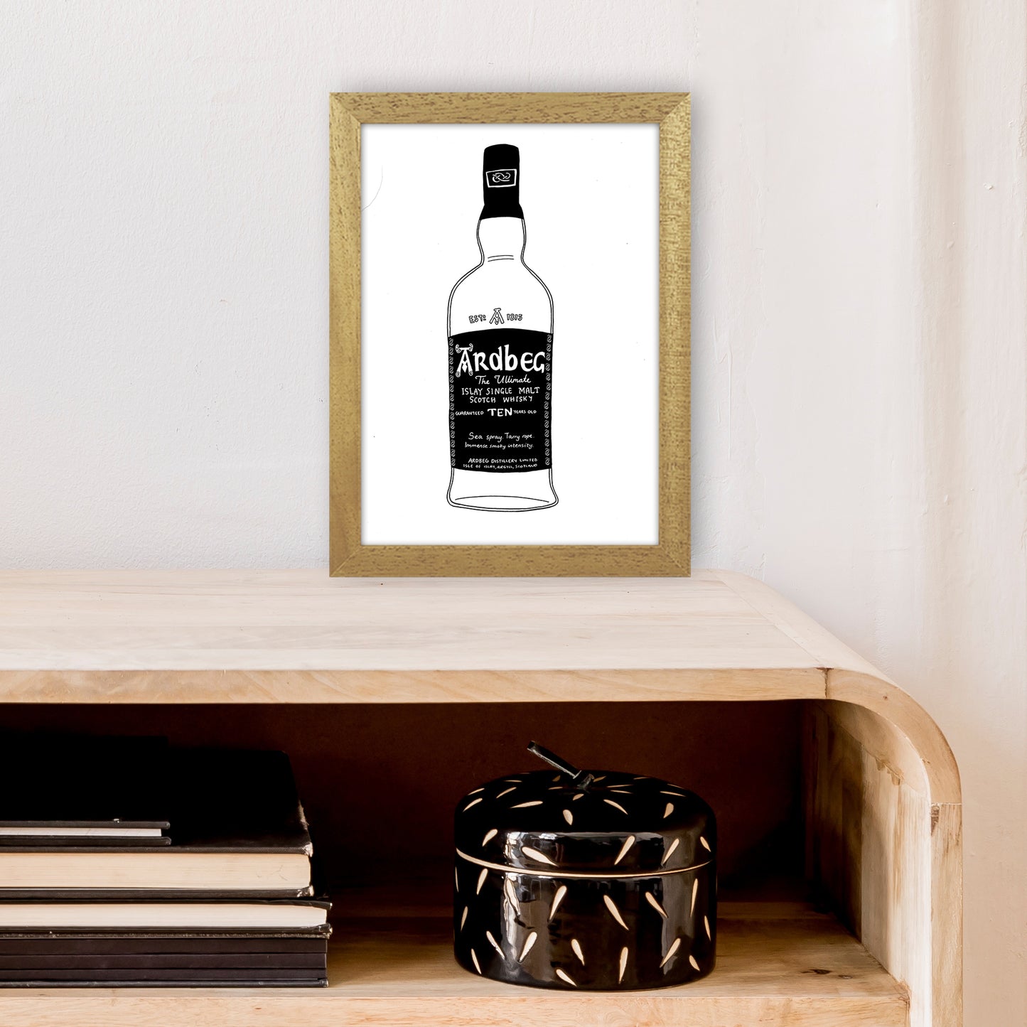 Ardbeg Art Print by Carissa Tanton A4 Print Only