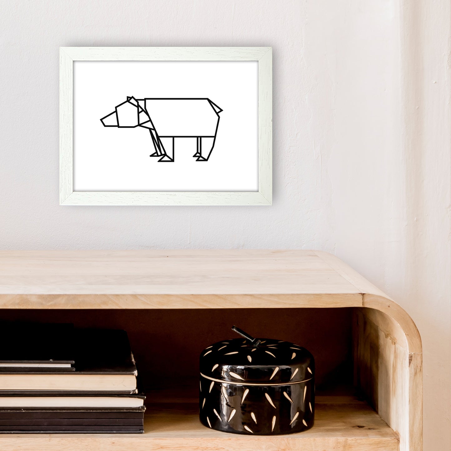 Ursa Minor Art Print by Carissa Tanton A4 Oak Frame