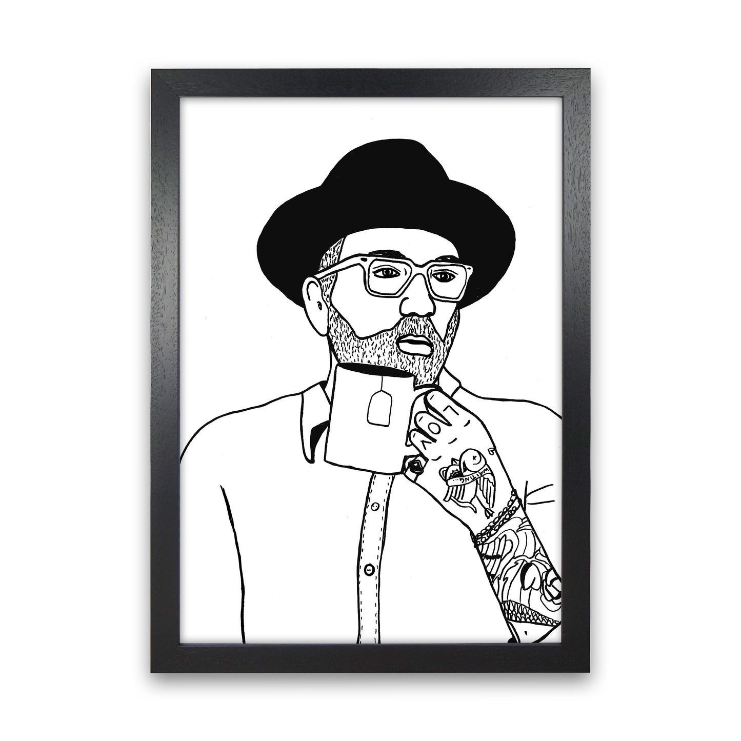 Dallas Green Art Print by Carissa Tanton Black Grain