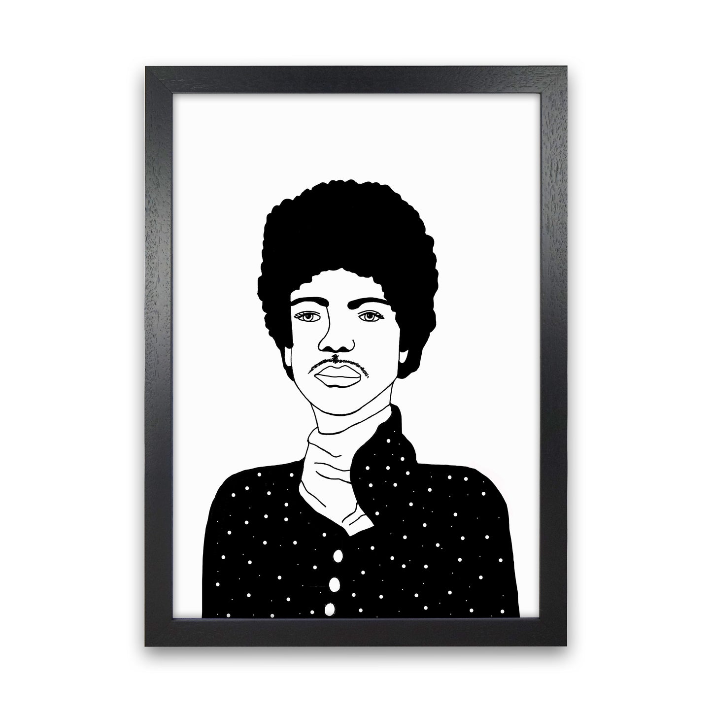 Prince Art Print by Carissa Tanton Black Grain