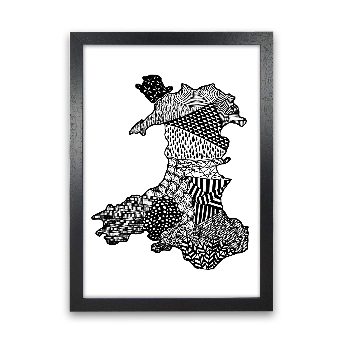 Wales Art Print by Carissa Tanton Black Grain