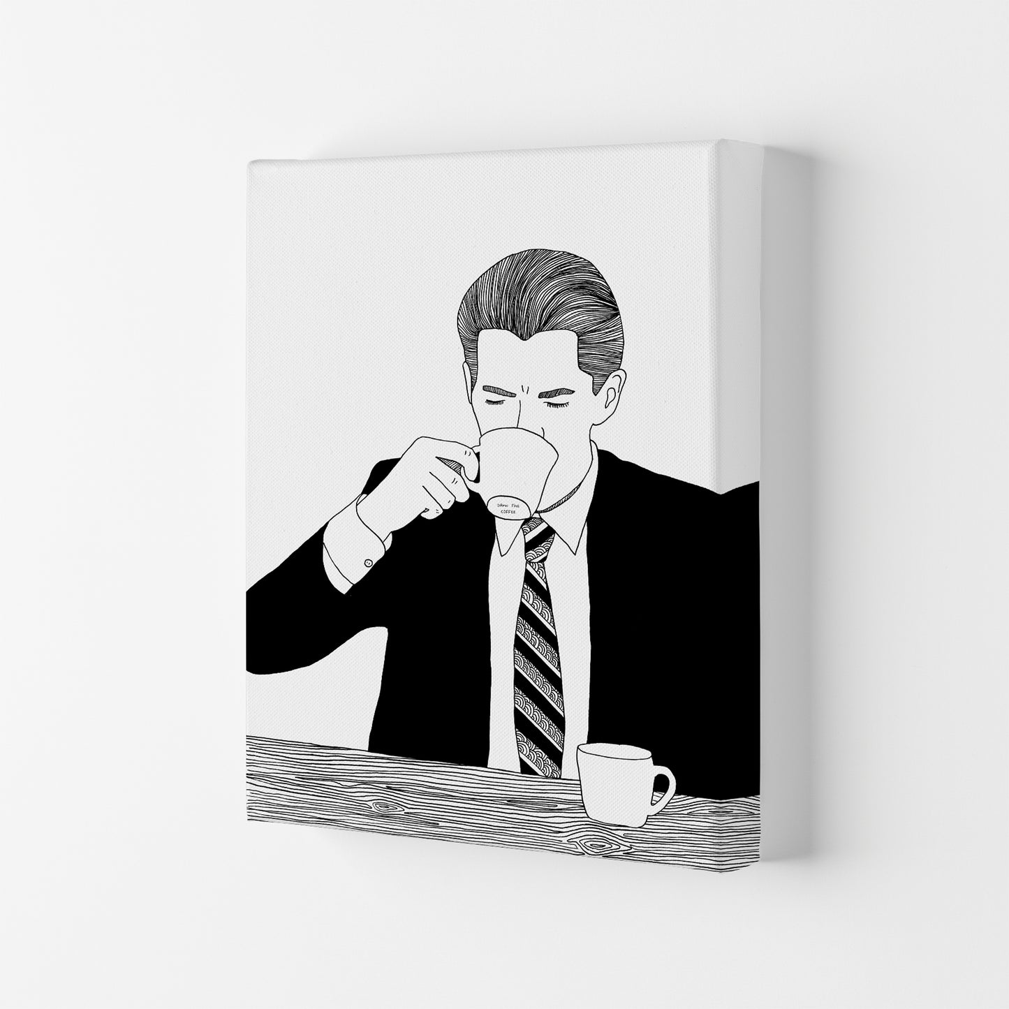 Agent Cooper Art Print by Carissa Tanton Canvas