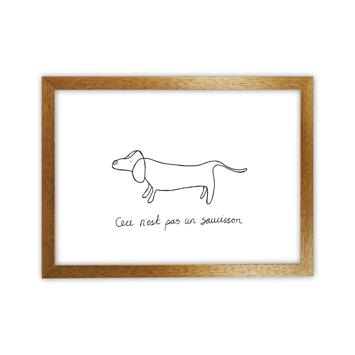 Pasunsaucisson Art Print by Carissa Tanton Oak Grain