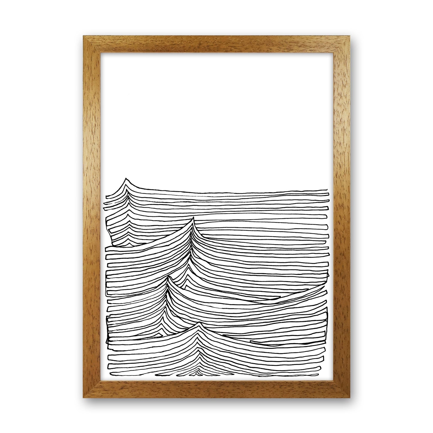 Continuous Sea Art Print by Carissa Tanton Oak Grain