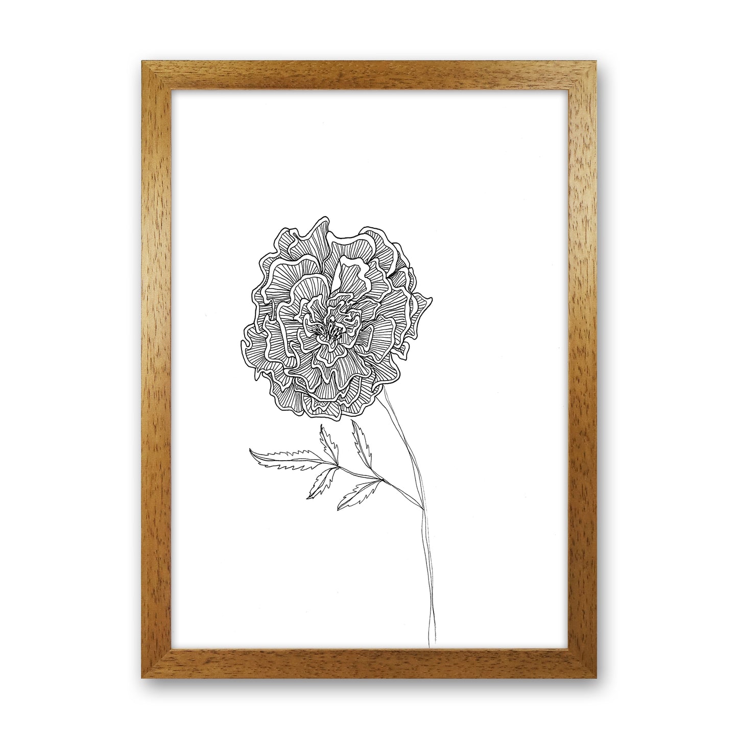 Marigold Art Print by Carissa Tanton Oak Grain