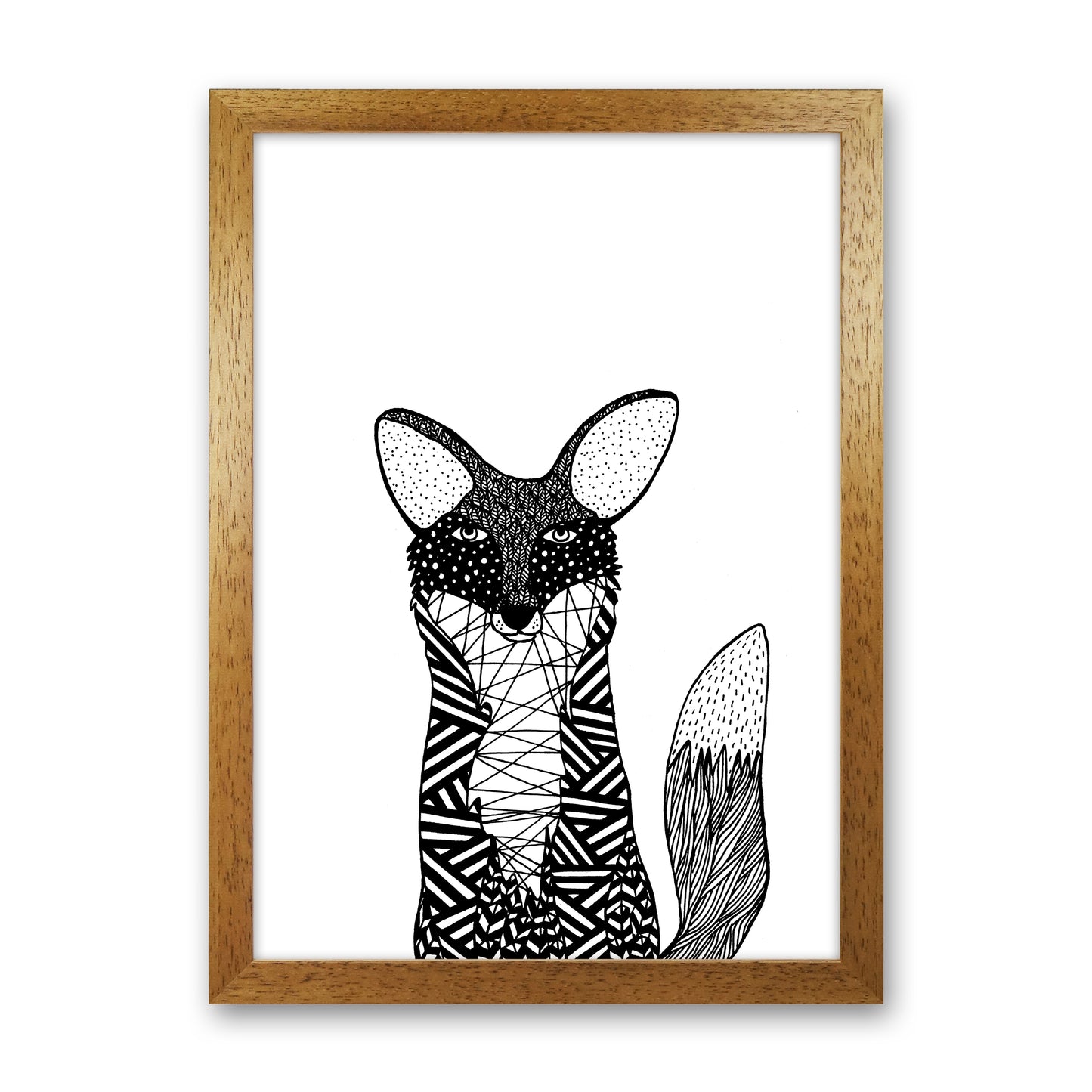 Fox Art Print by Carissa Tanton Oak Grain