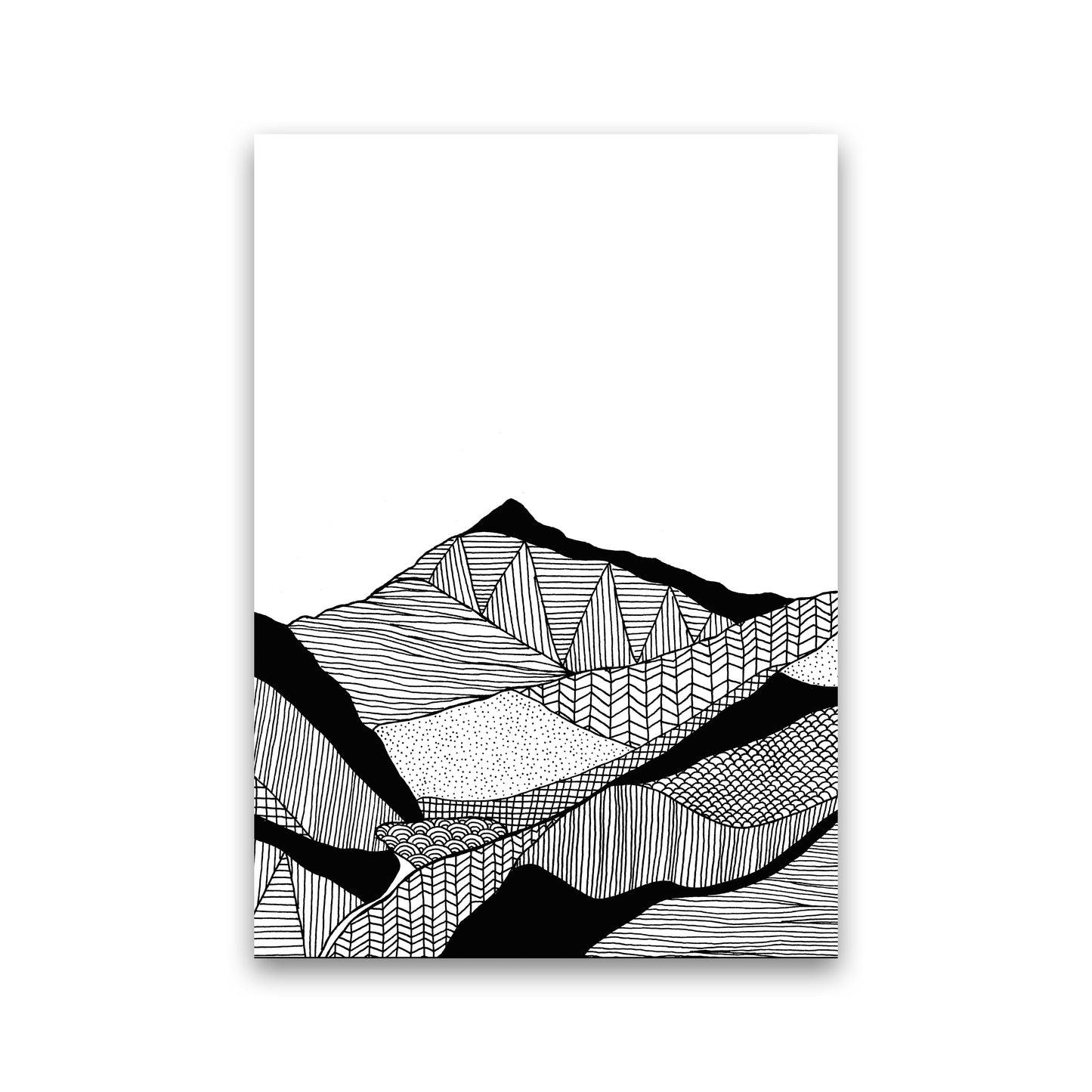 New Snowdon Portrait Art Print by Carissa Tanton Print Only