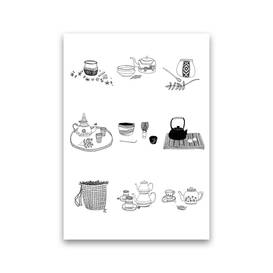 All Tea A3 Art Print by Carissa Tanton Print Only