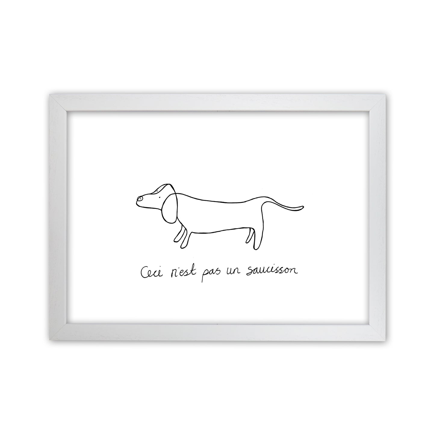 Pasunsaucisson Art Print by Carissa Tanton White Grain
