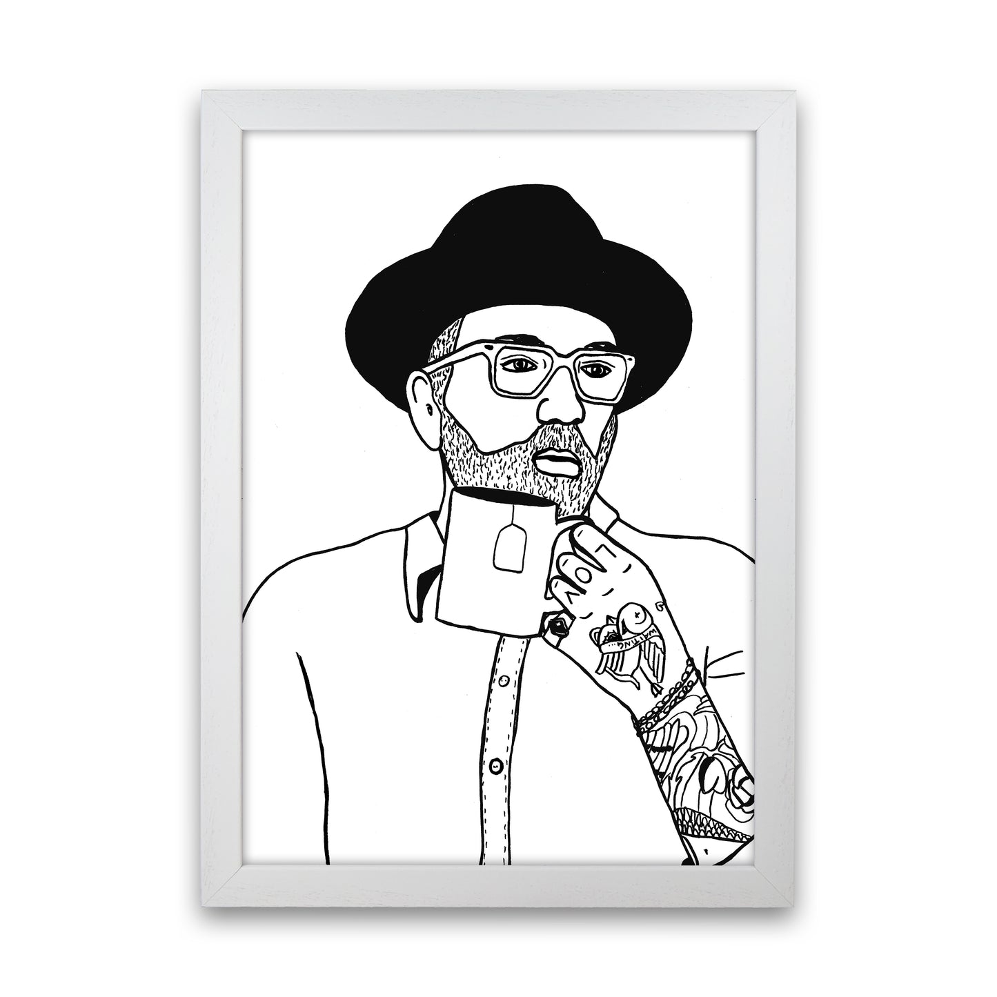 Dallas Green Art Print by Carissa Tanton White Grain