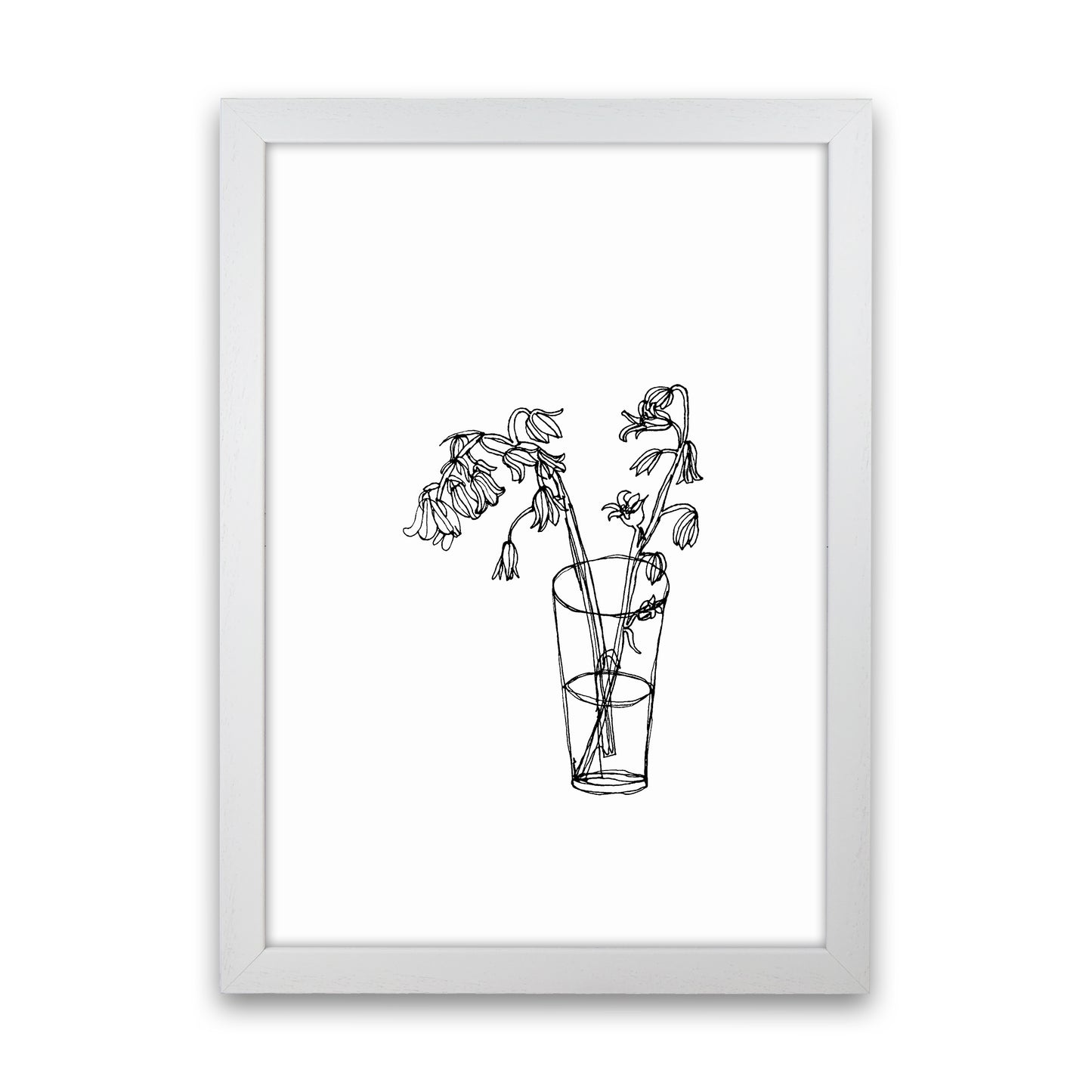 Bluebells Art Print by Carissa Tanton White Grain