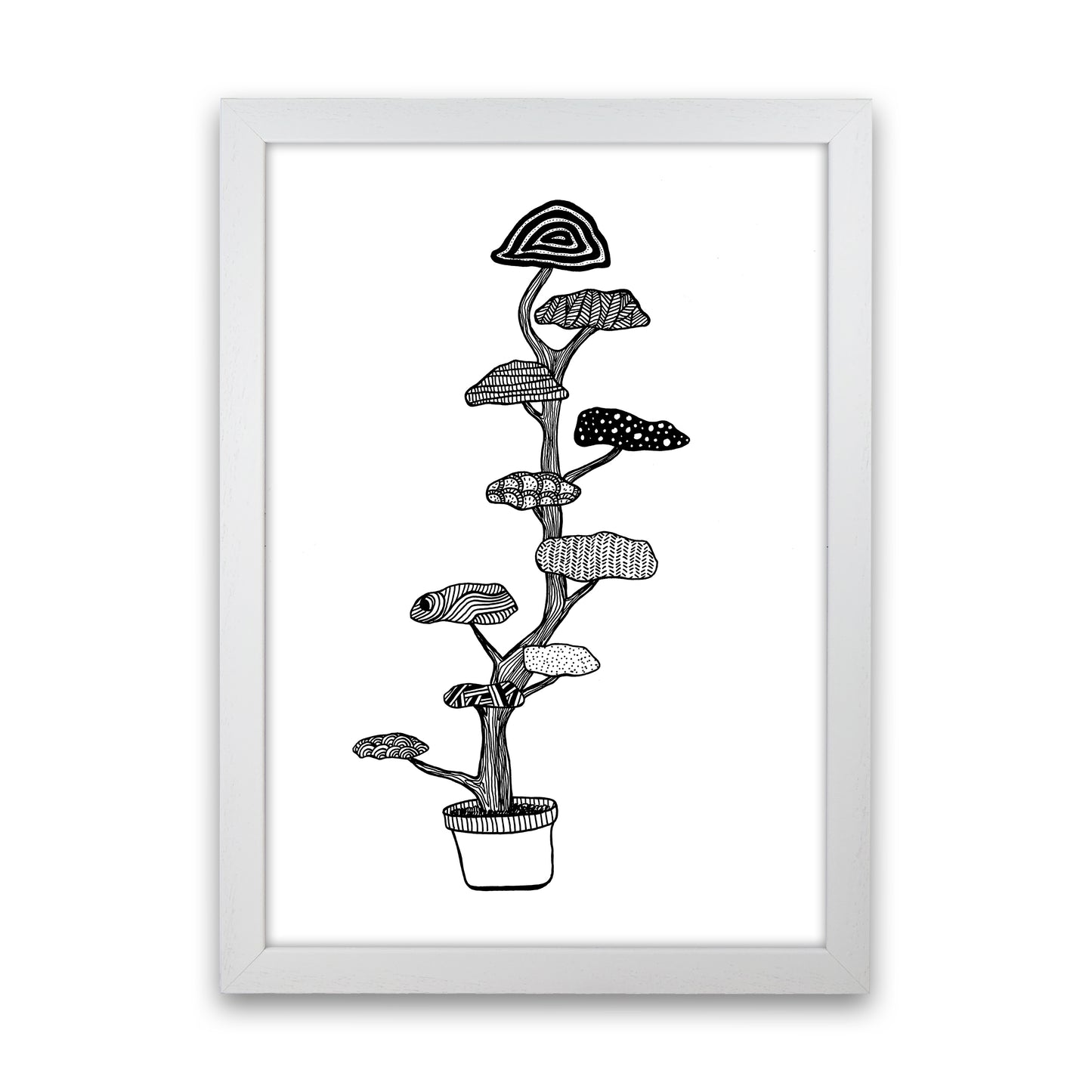 Cloud Tree Art Print by Carissa Tanton White Grain