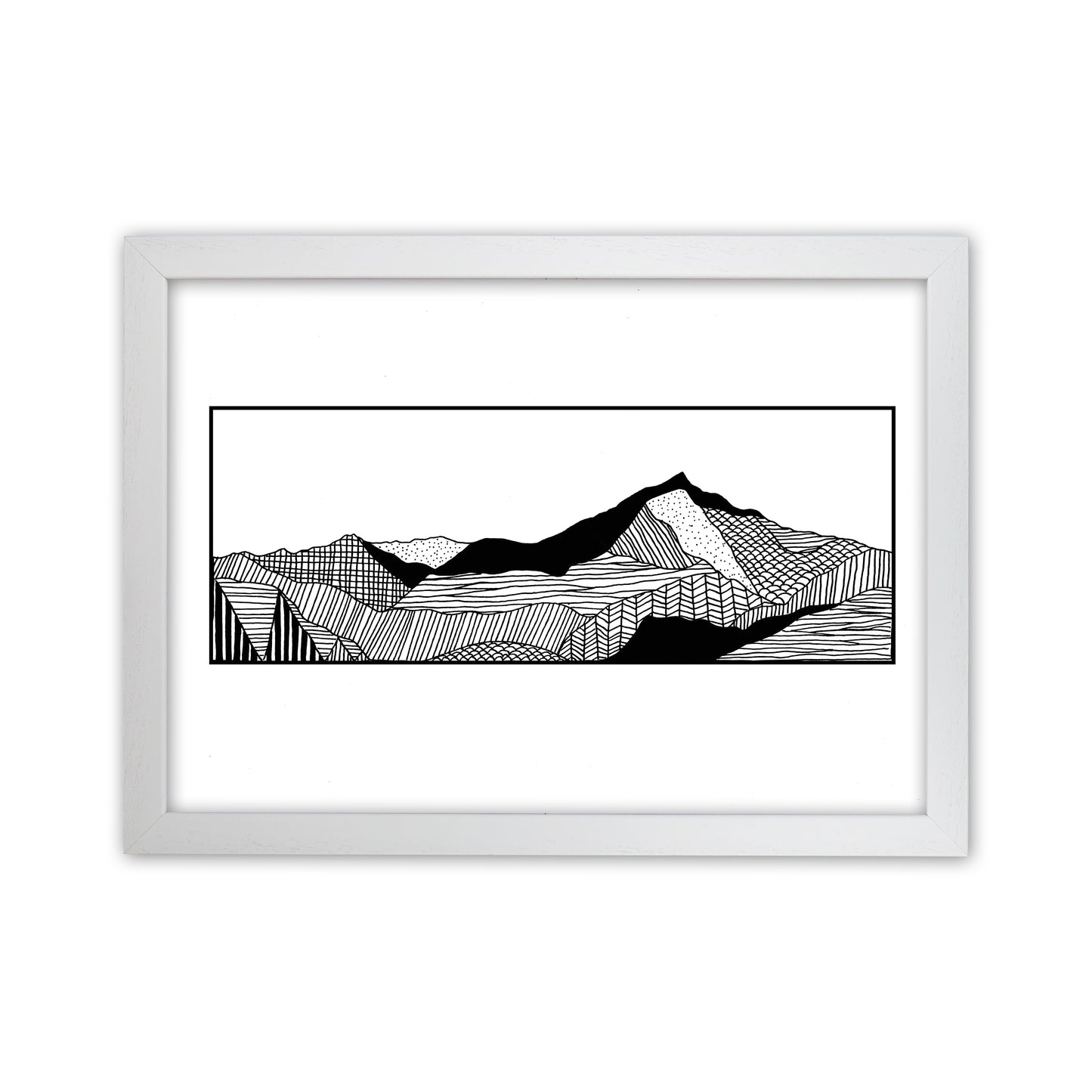 Snowdon Art Print by Carissa Tanton White Grain