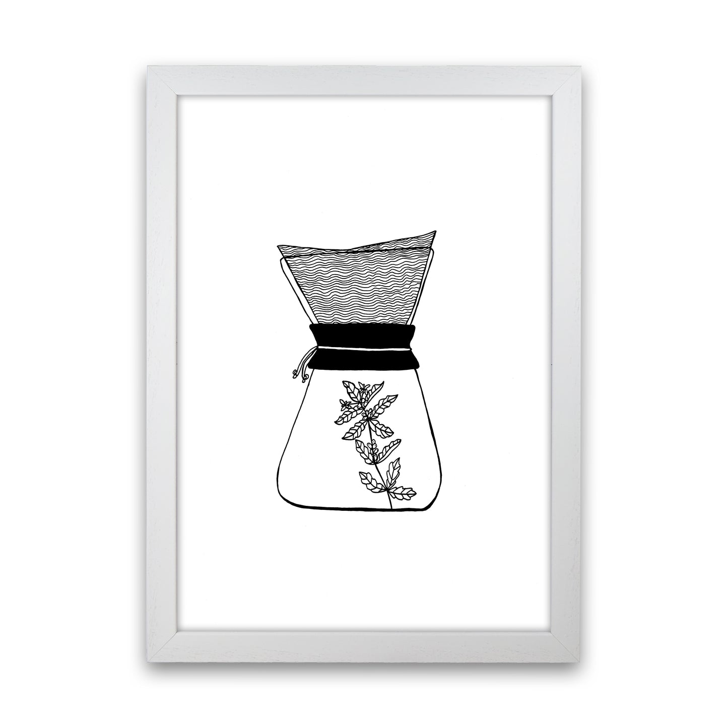 Chemex Art Print by Carissa Tanton White Grain