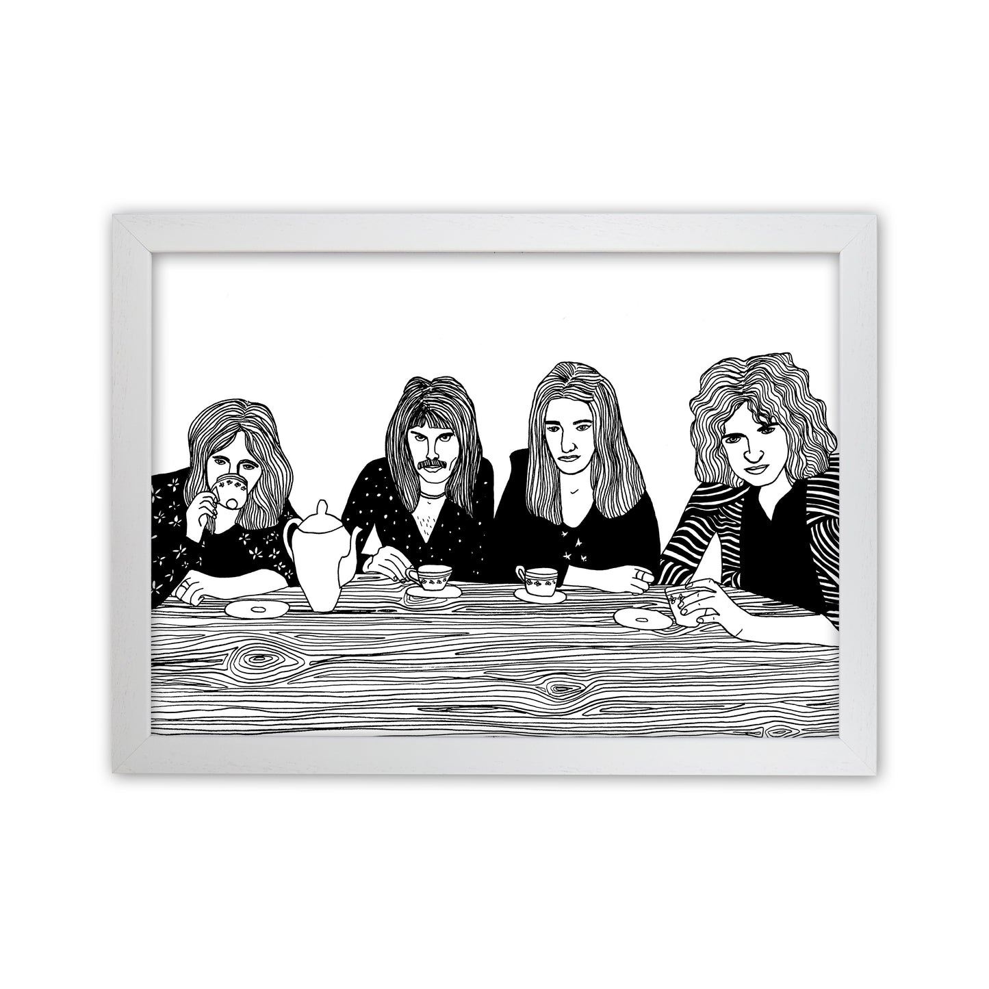 Queen Art Print by Carissa Tanton White Grain