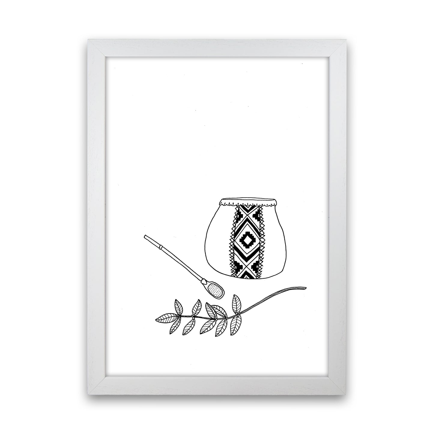Mate Art Print by Carissa Tanton White Grain