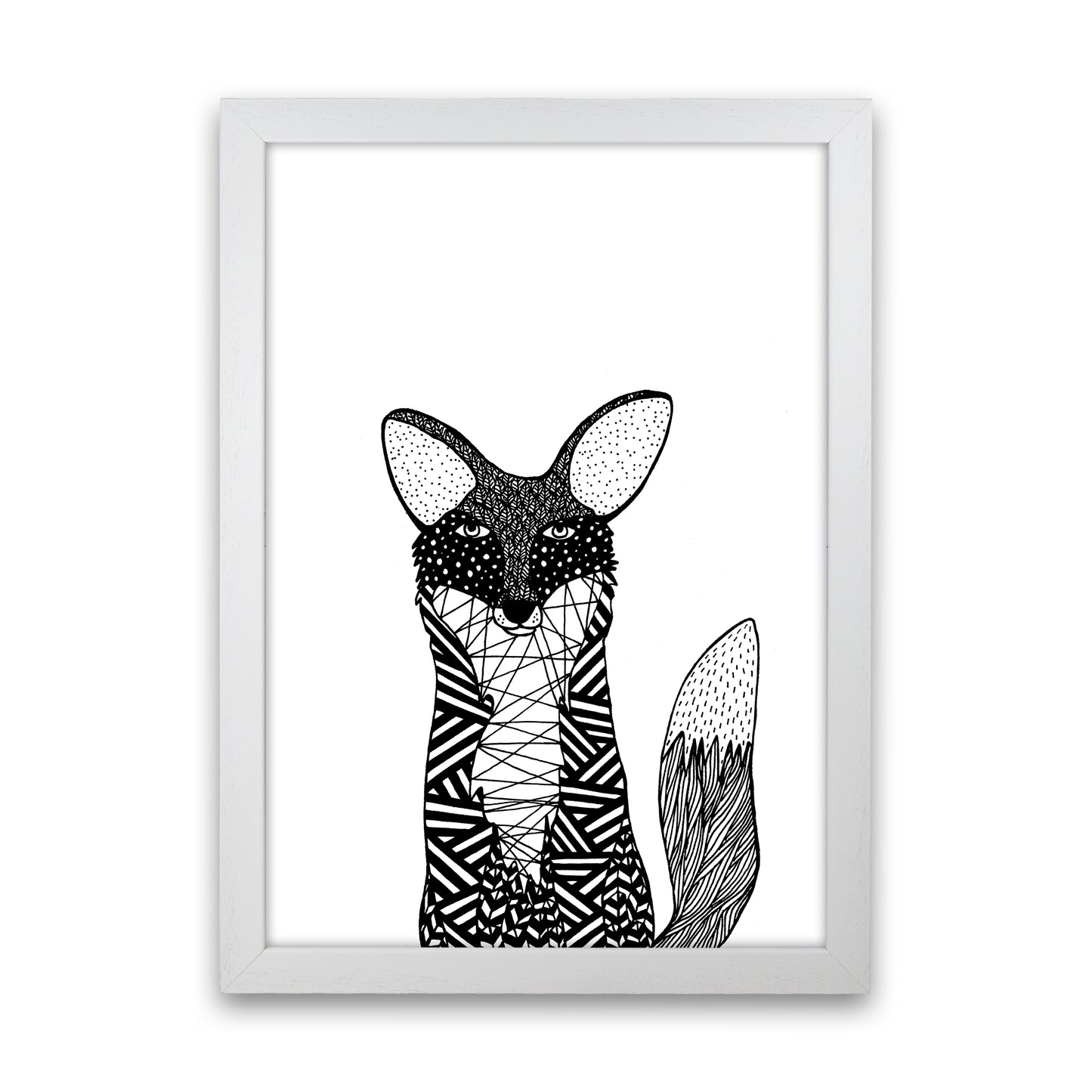 Fox Art Print by Carissa Tanton White Grain