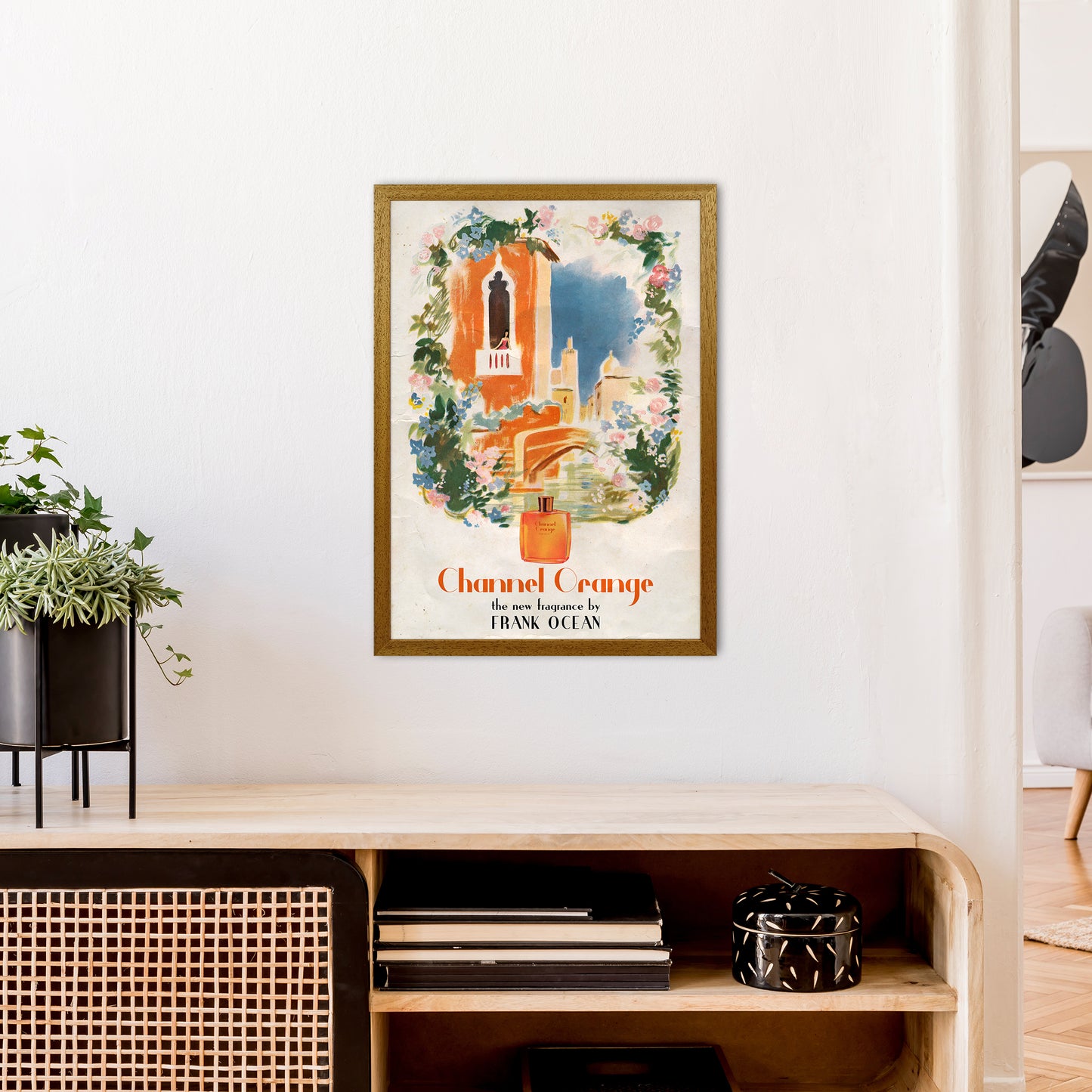 Channel Orange by David Redon Retro Music Poster Framed Wall Art Print A2 Print Only