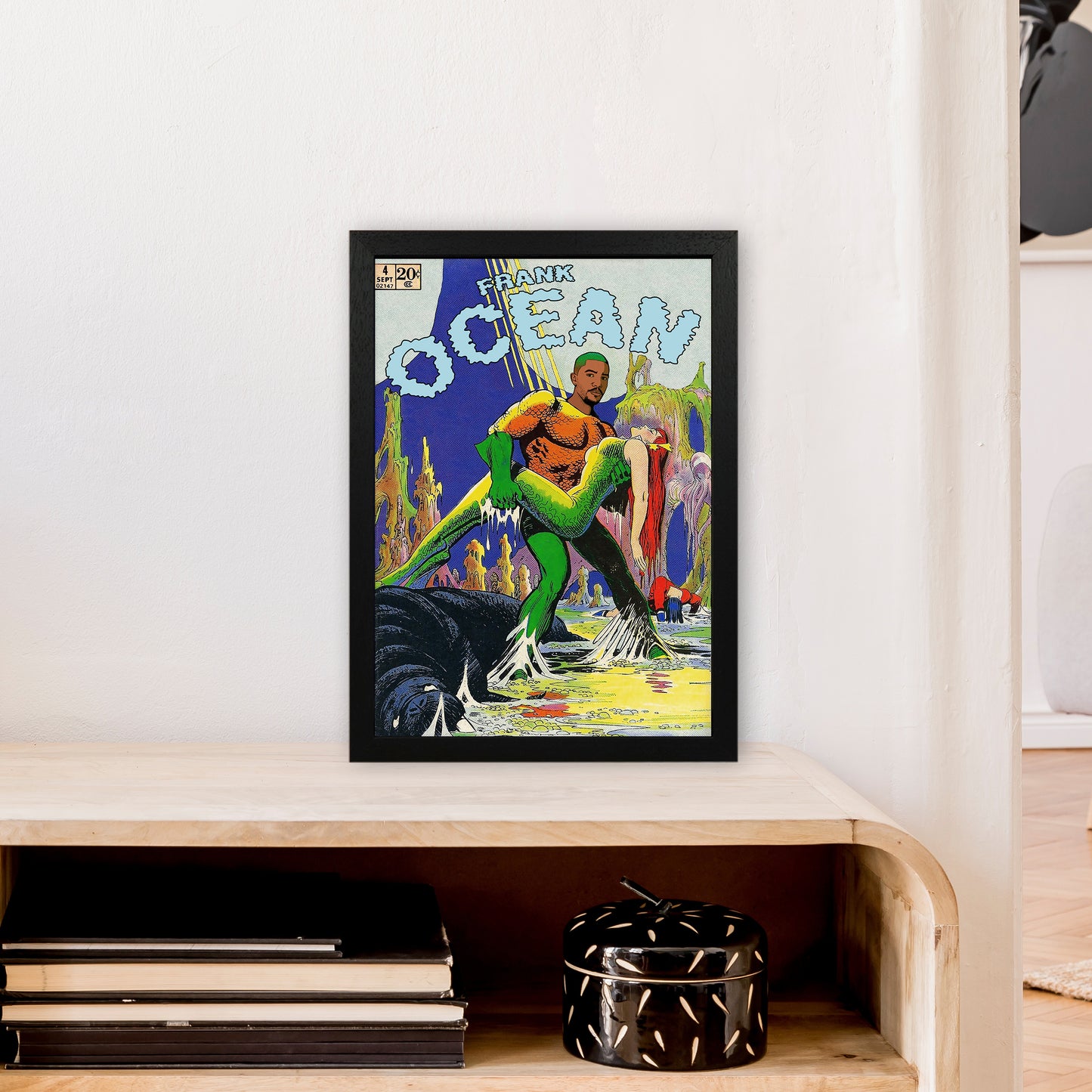 Ocean by David Redon A3 Black Frame