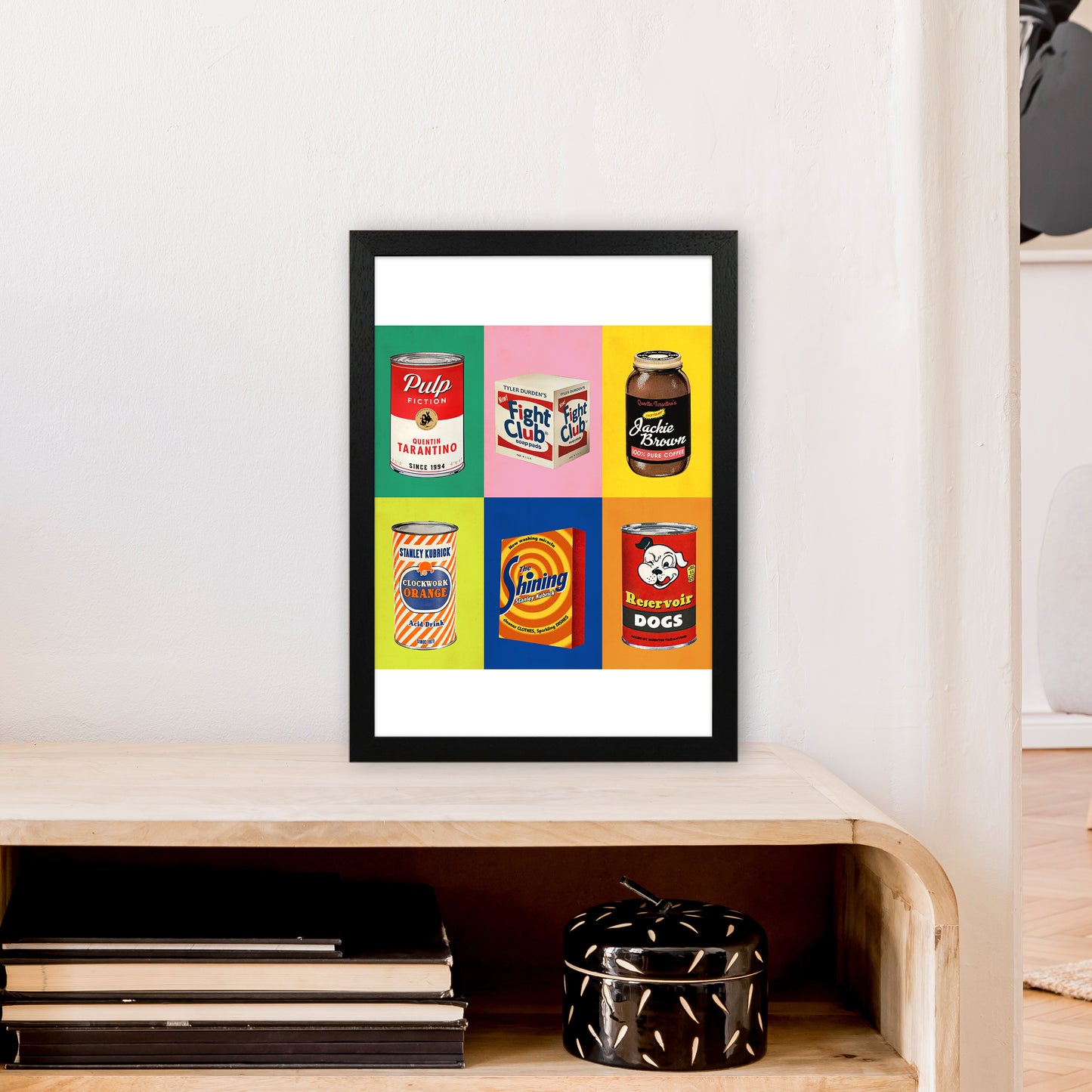 6 Packs Movie Poster Film Art Print by David Redon A3 White Frame