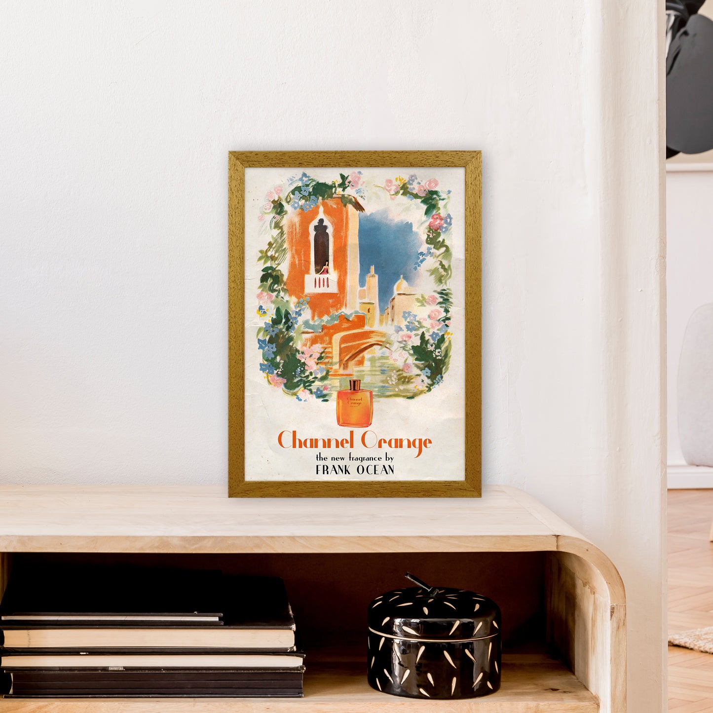 Channel Orange by David Redon Retro Music Poster Framed Wall Art Print A3 Print Only