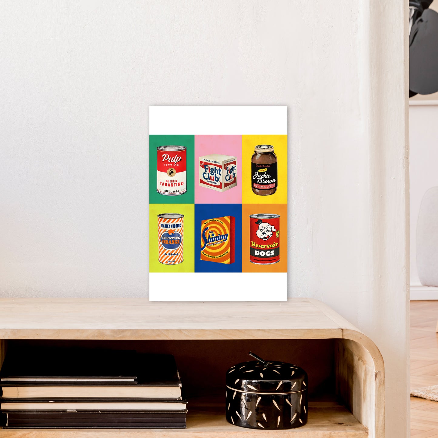 6 Packs Movie Poster Film Art Print by David Redon A3 Black Frame