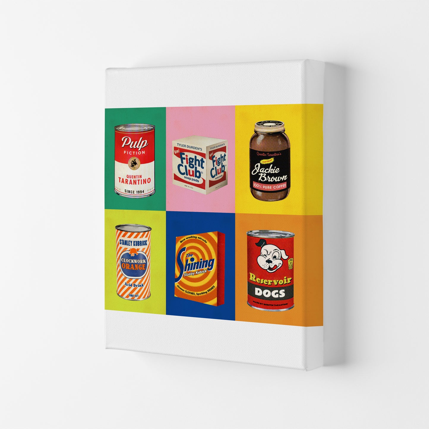 6 Packs Movie Poster Film Art Print by David Redon Canvas