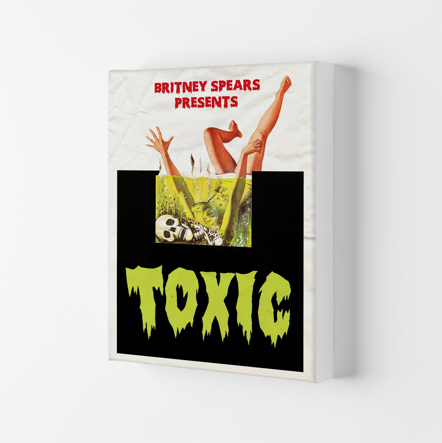 Toxic by David Redon Retro Music Poster Framed Wall Art Print Canvas
