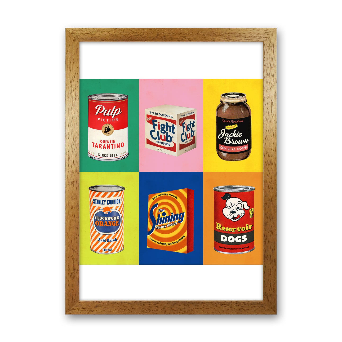 6 Packs Movie Poster Film Art Print by David Redon Oak Grain