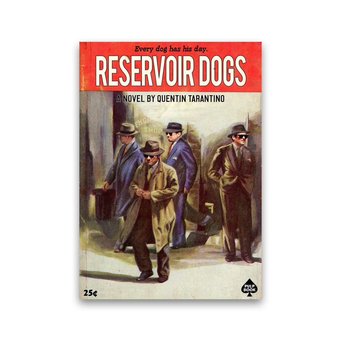 Reservoir Dogs by David Redon Retro Movie Poster Framed Wall Art Print Print Only