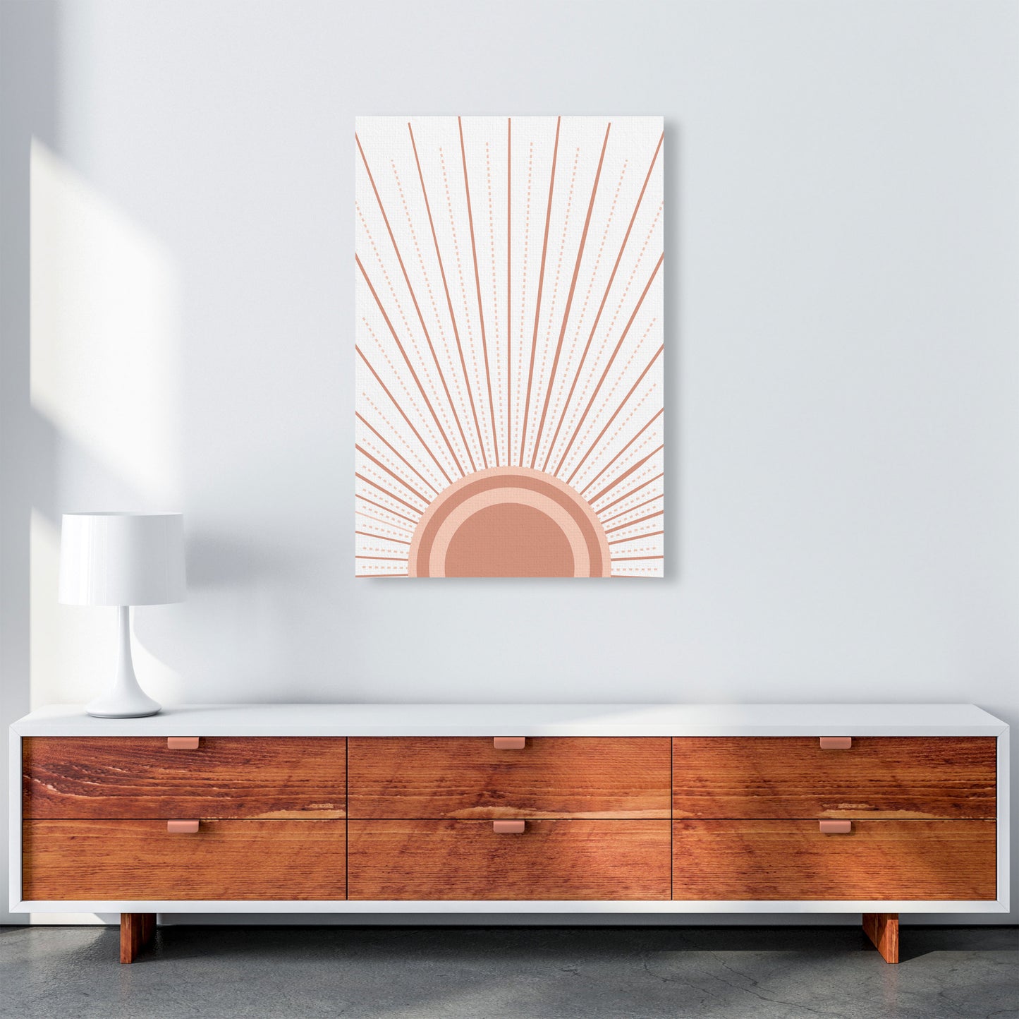 Boho Sunrise Art Print by Essentially Nomadic A1 Canvas
