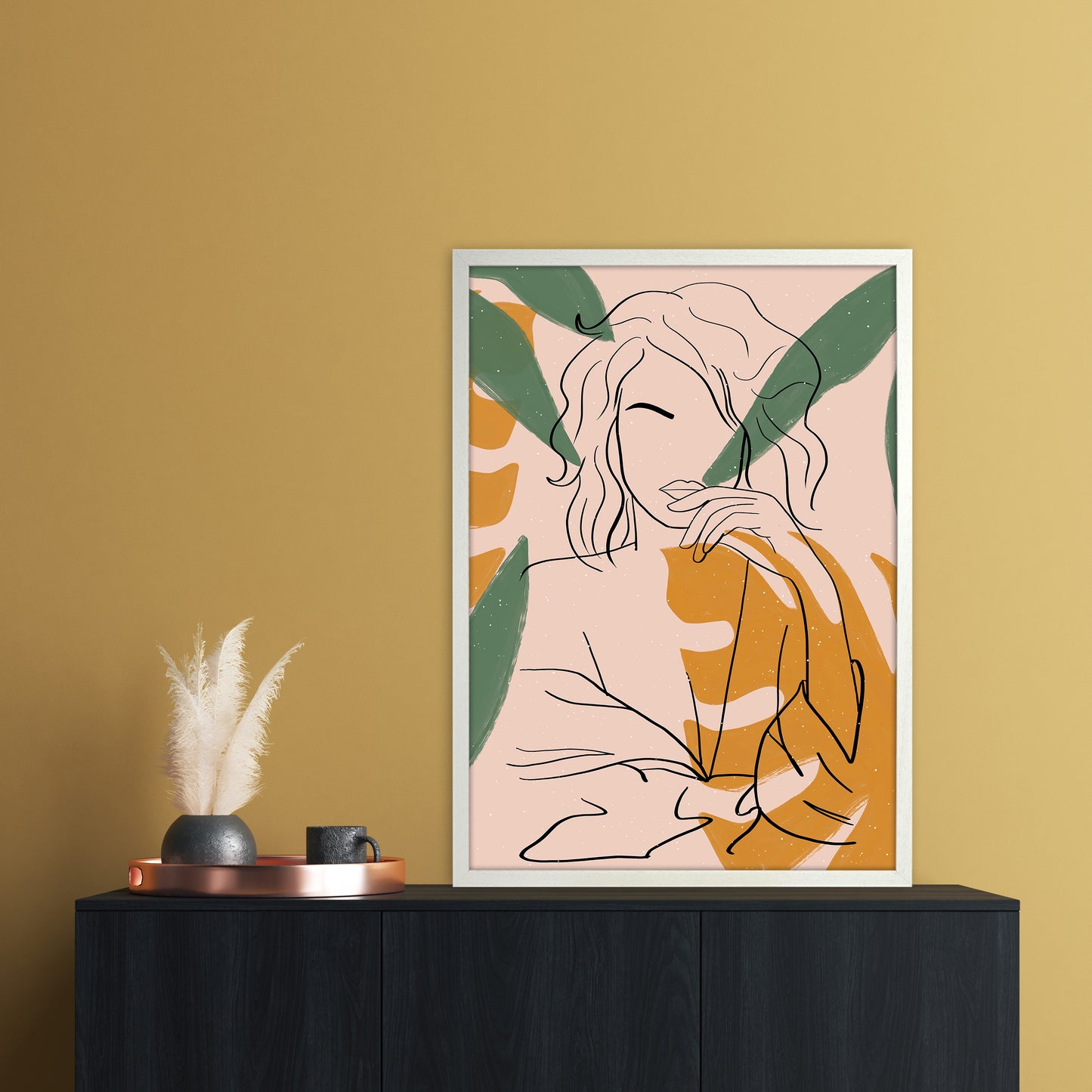Girl 2 2x3 Art Print by Essentially Nomadic A1 Oak Frame