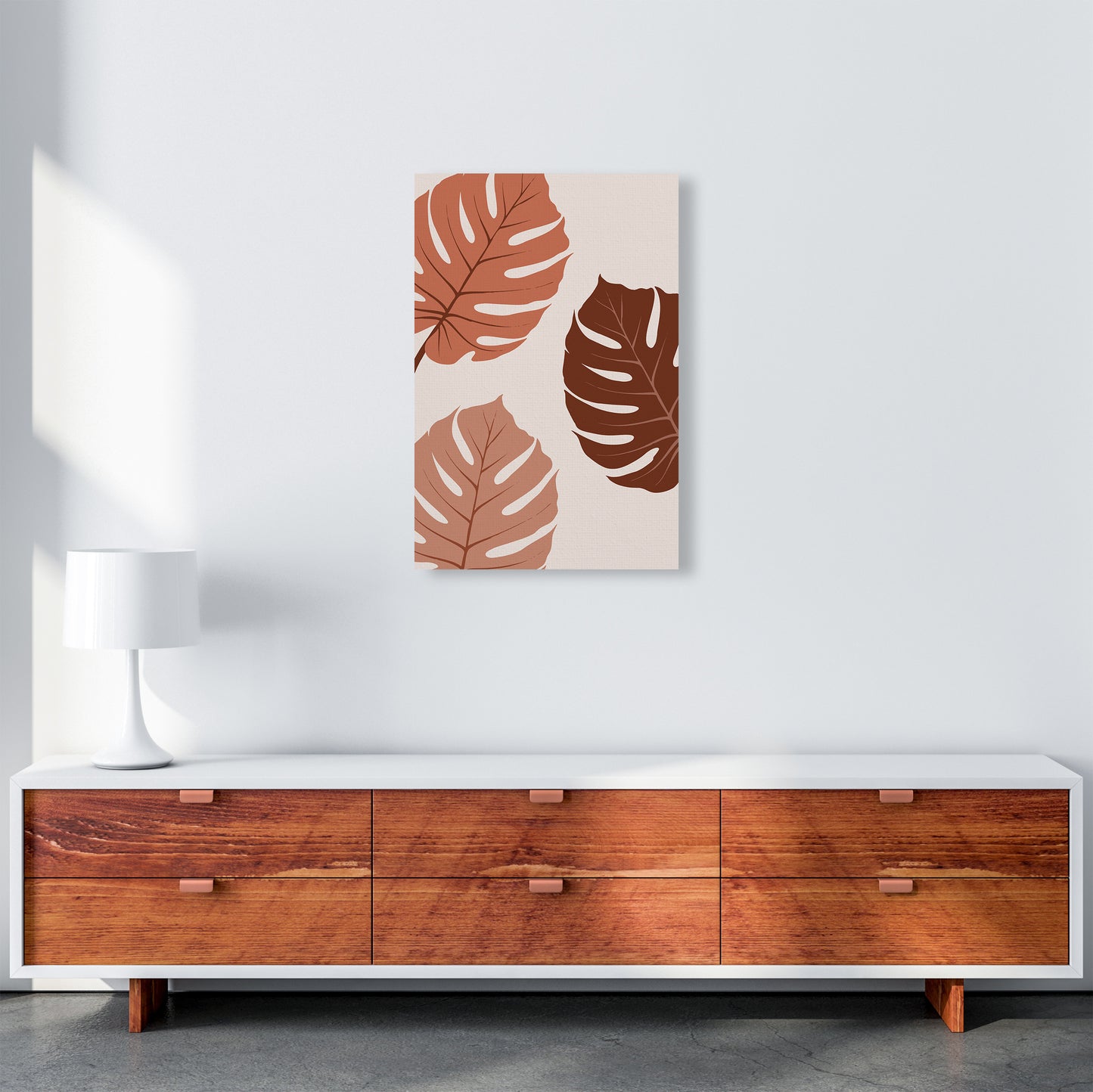 Monstera Leaf 01 Art Print by Essentially Nomadic A2 Canvas