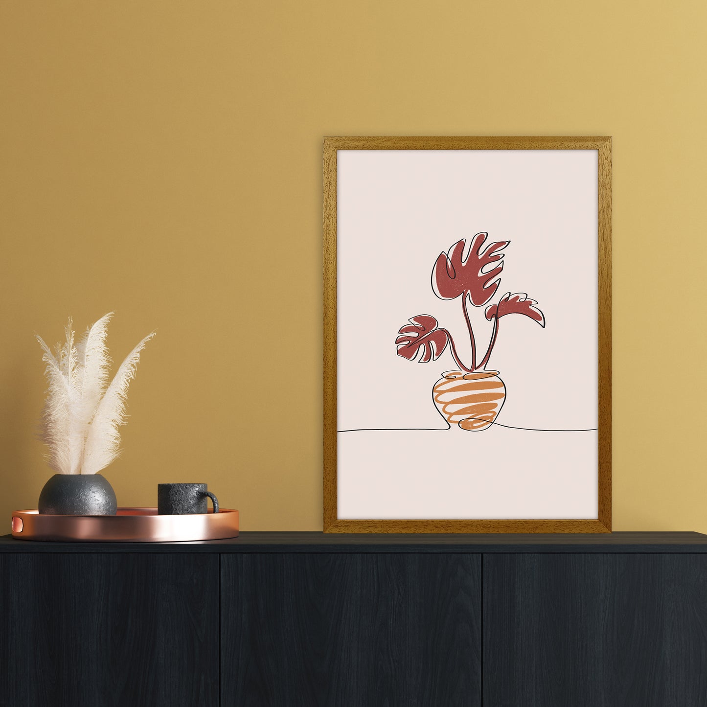 Monstera Art Print by Essentially Nomadic A2 Print Only