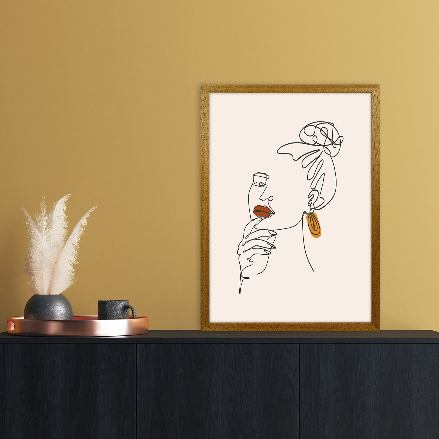 Women Line Art Art Print by Essentially Nomadic A2 Print Only