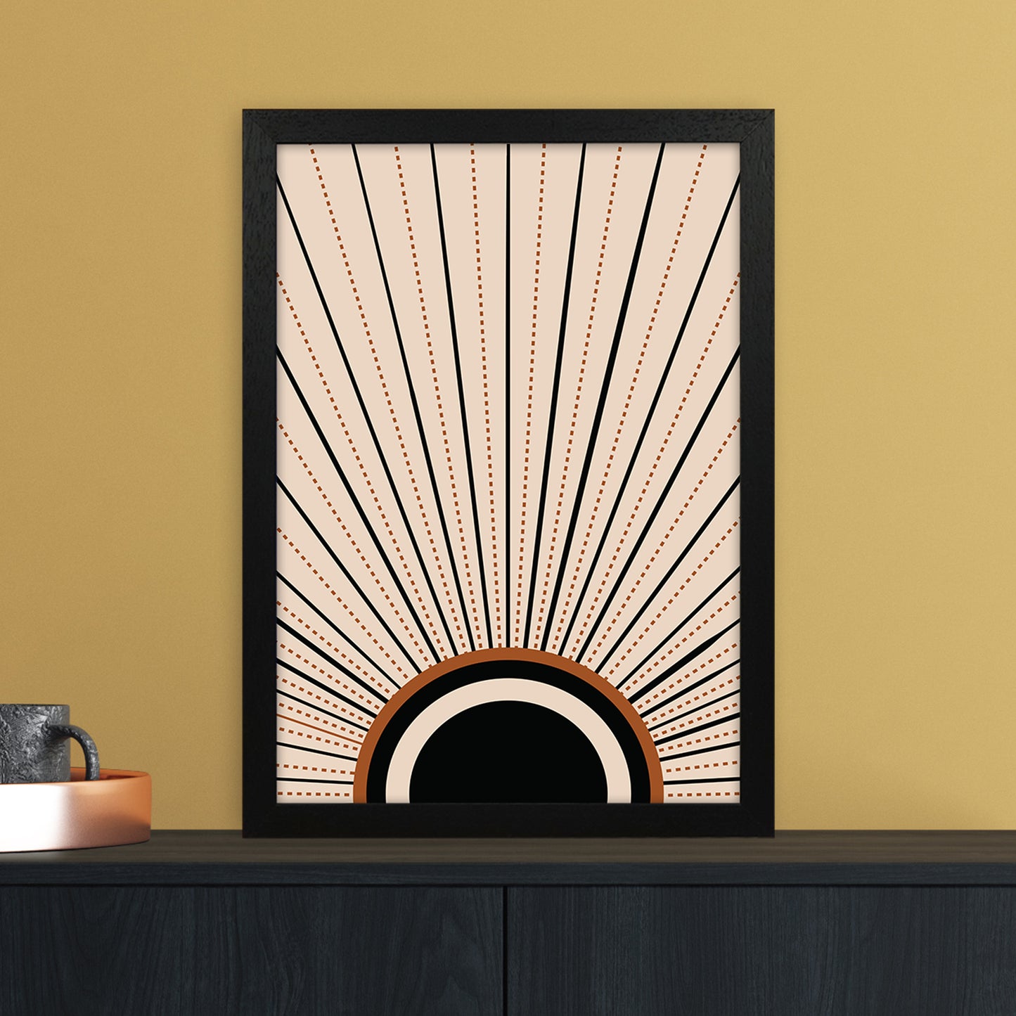 Boho Sunrise 2 Art Print by Essentially Nomadic A3 White Frame