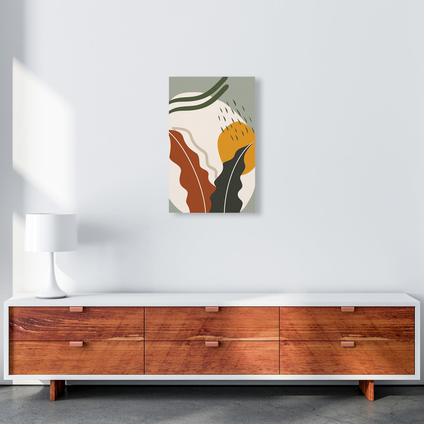 Botanical Abstract 4 2x3 Ratio Art Print by Essentially Nomadic A3 Canvas