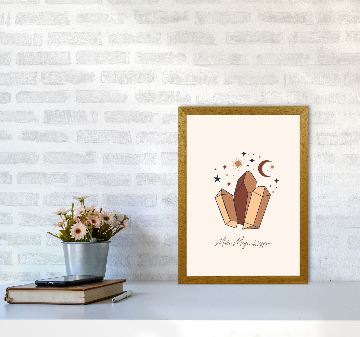 Mystical Crystal Magic Art Print by Essentially Nomadic A3 Print Only