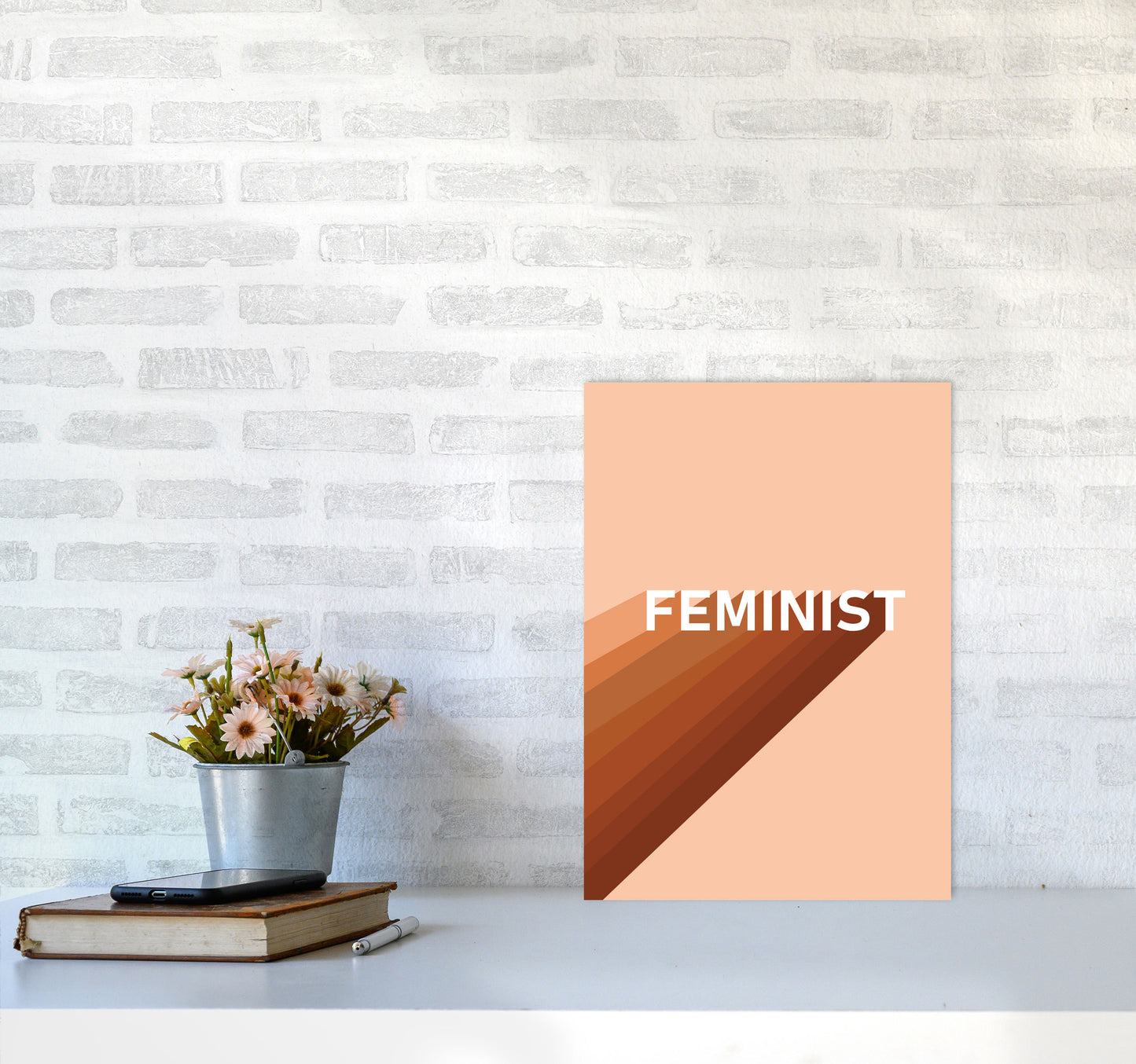 Feminist Art Print by Essentially Nomadic A3 Black Frame