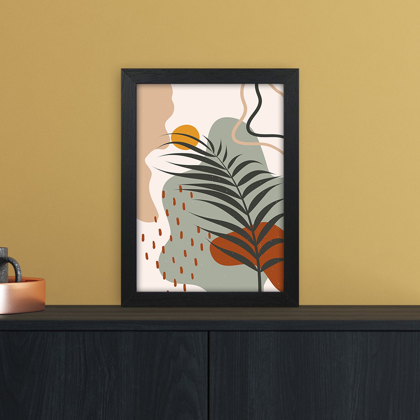 Botanical Abstract 2 2x3 01 Art Print by Essentially Nomadic A4 White Frame