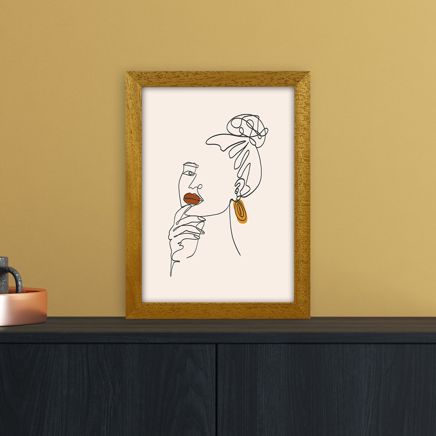 Women Line Art Art Print by Essentially Nomadic A4 Print Only