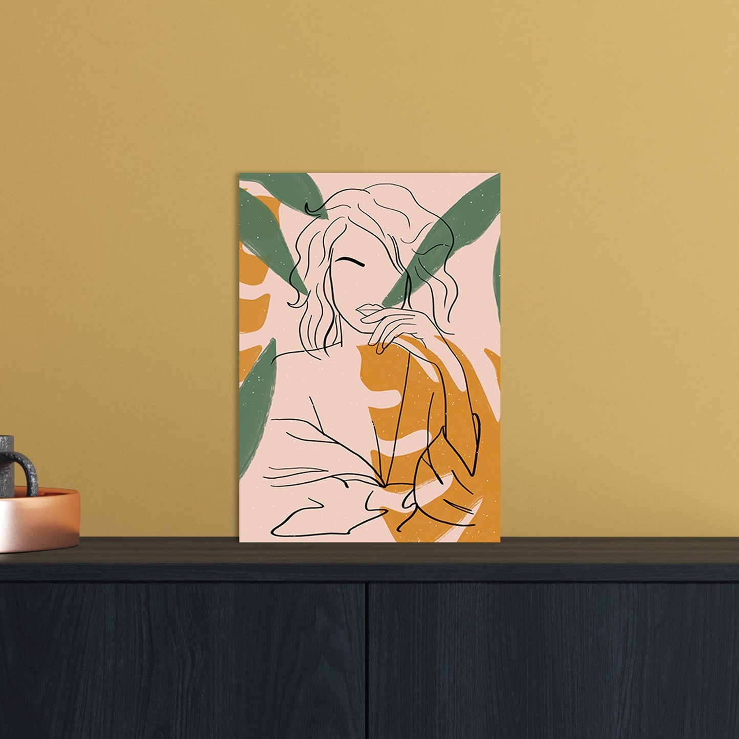 Girl 2 2x3 Art Print by Essentially Nomadic A4 Black Frame