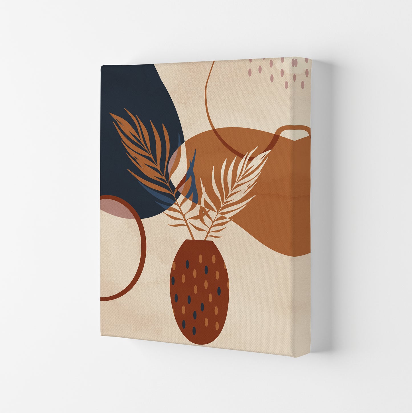 Mid Century Vase Art Print by Essentially Nomadic Canvas
