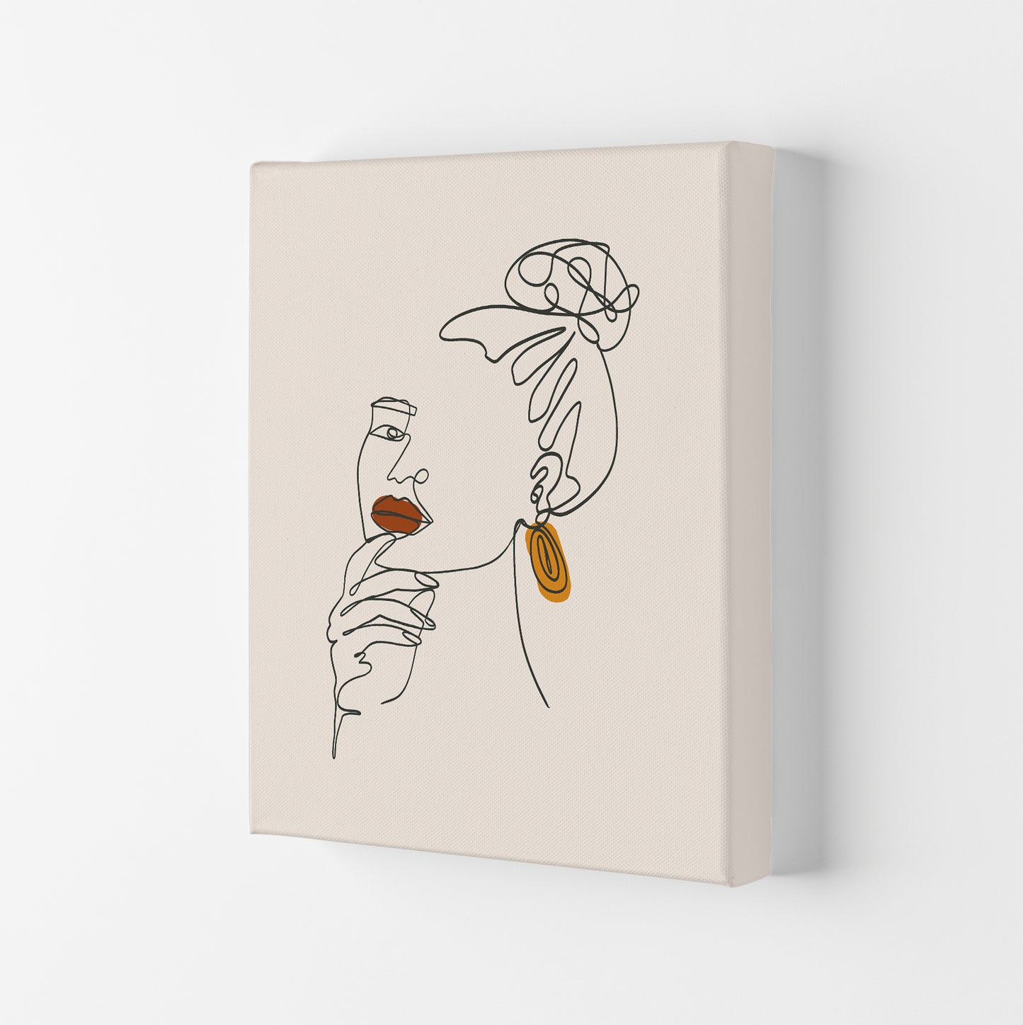 Women Line Art Art Print by Essentially Nomadic Canvas
