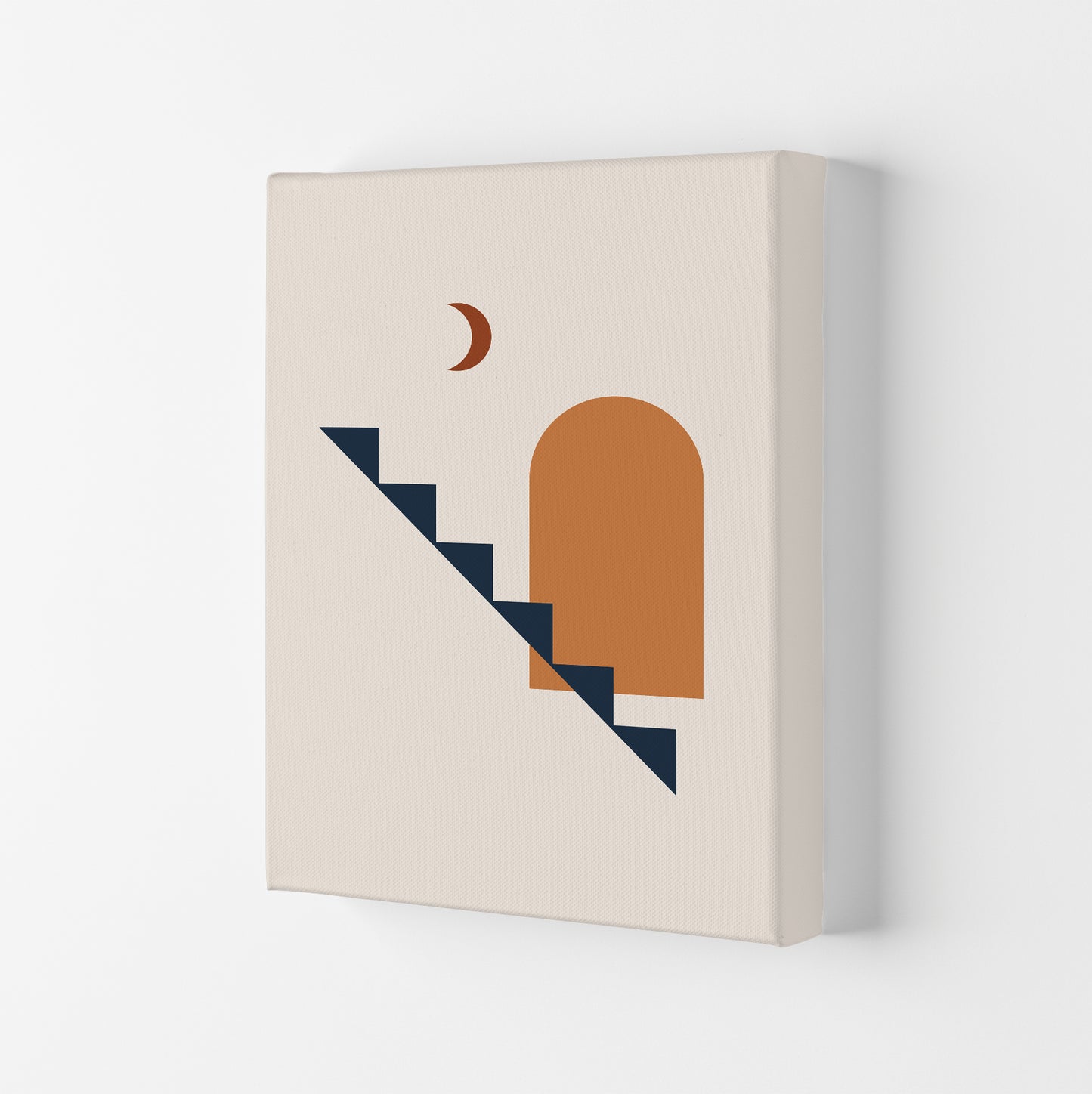 Minimal Geo Art Print by Essentially Nomadic Canvas