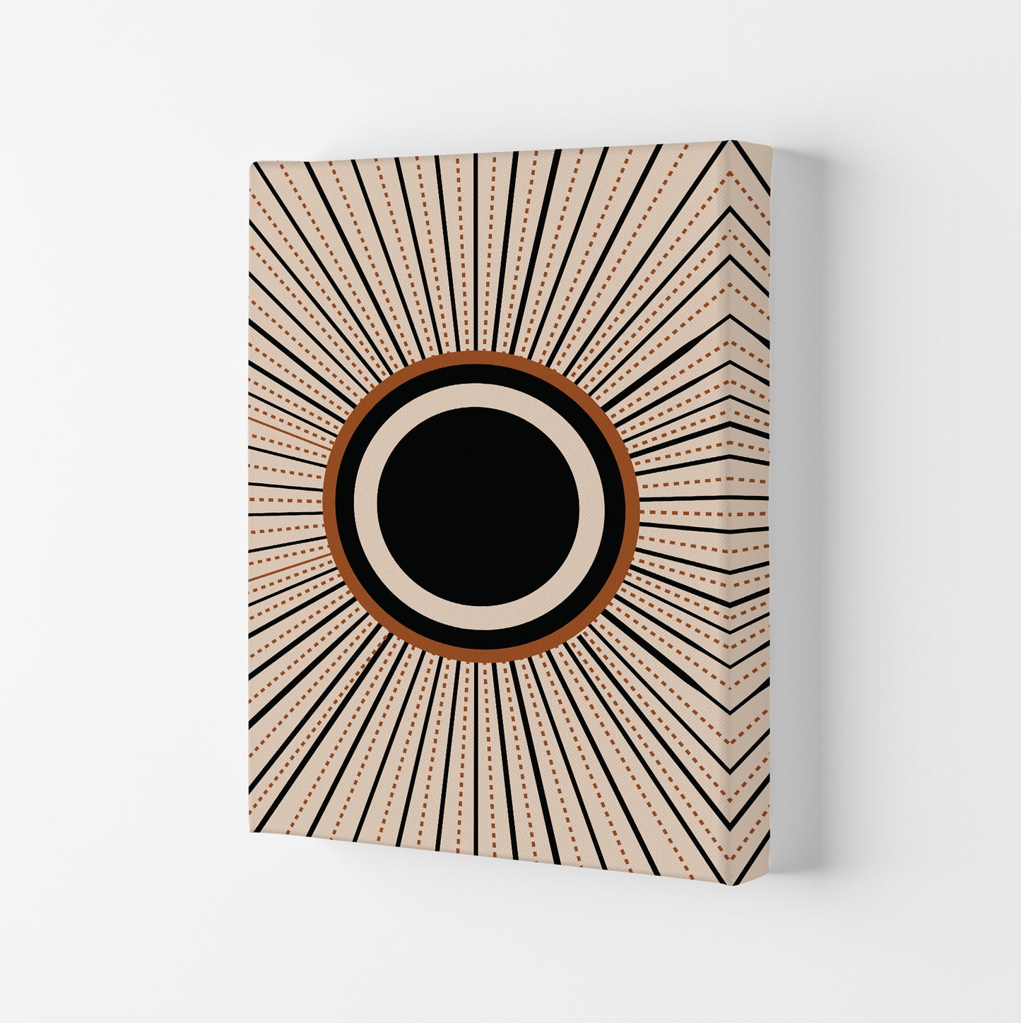 Boho Sun 1 Art Print by Essentially Nomadic Canvas