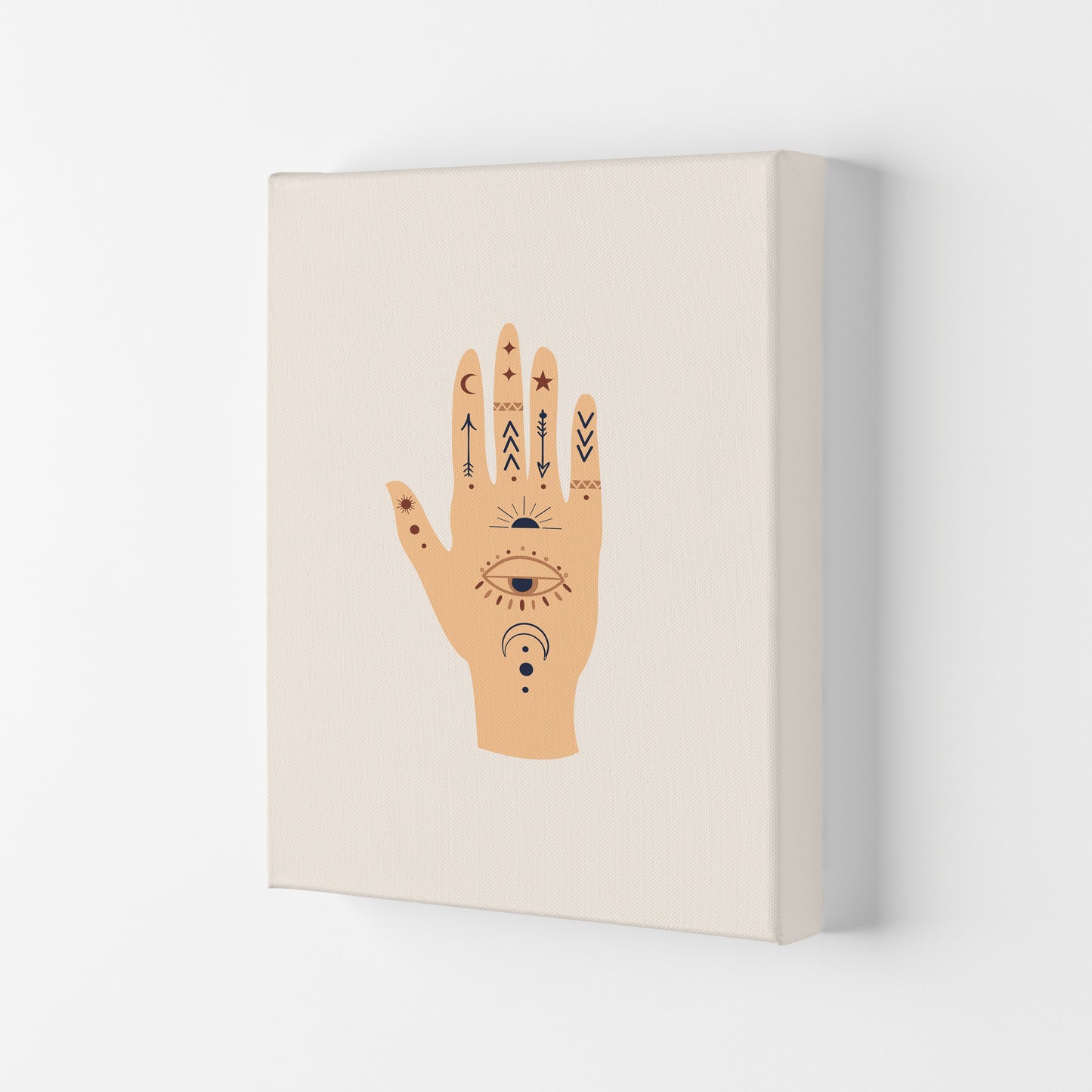 Mystical Celestial Palm Art Print by Essentially Nomadic Canvas