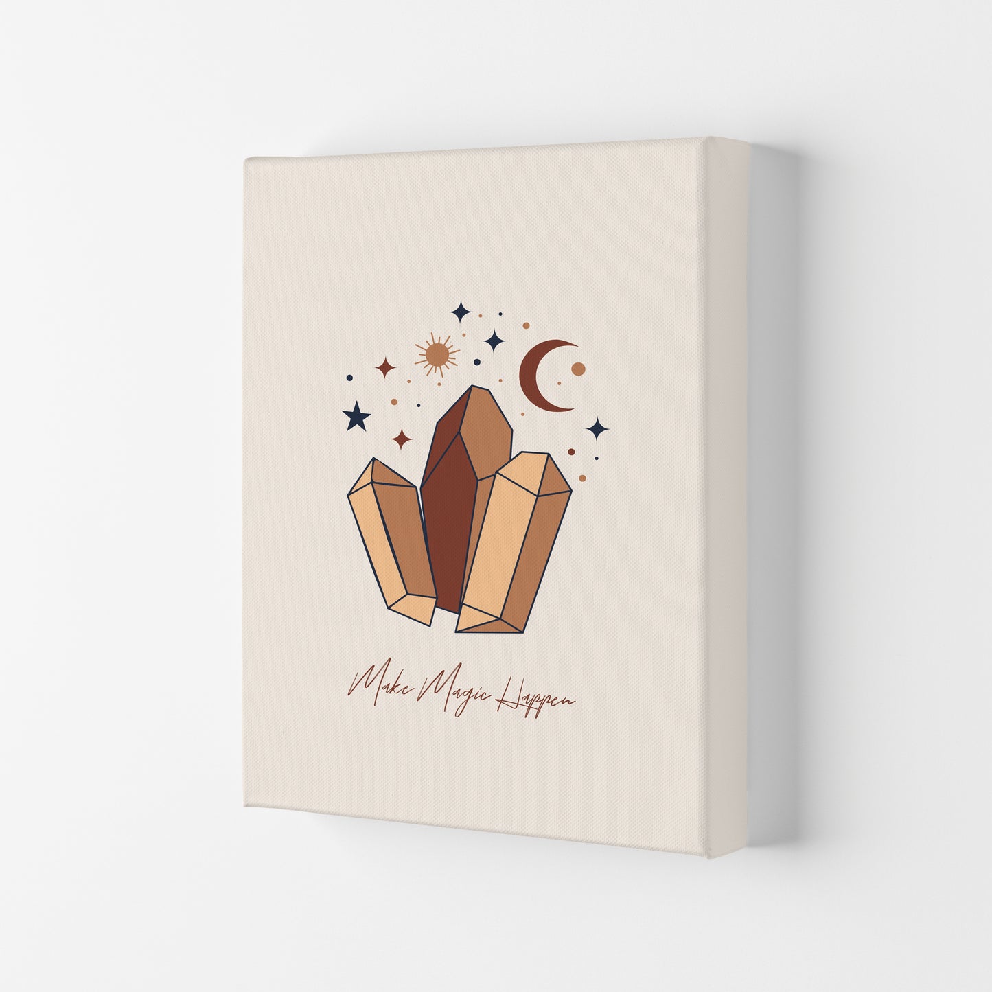 Mystical Crystal Magic Art Print by Essentially Nomadic Canvas