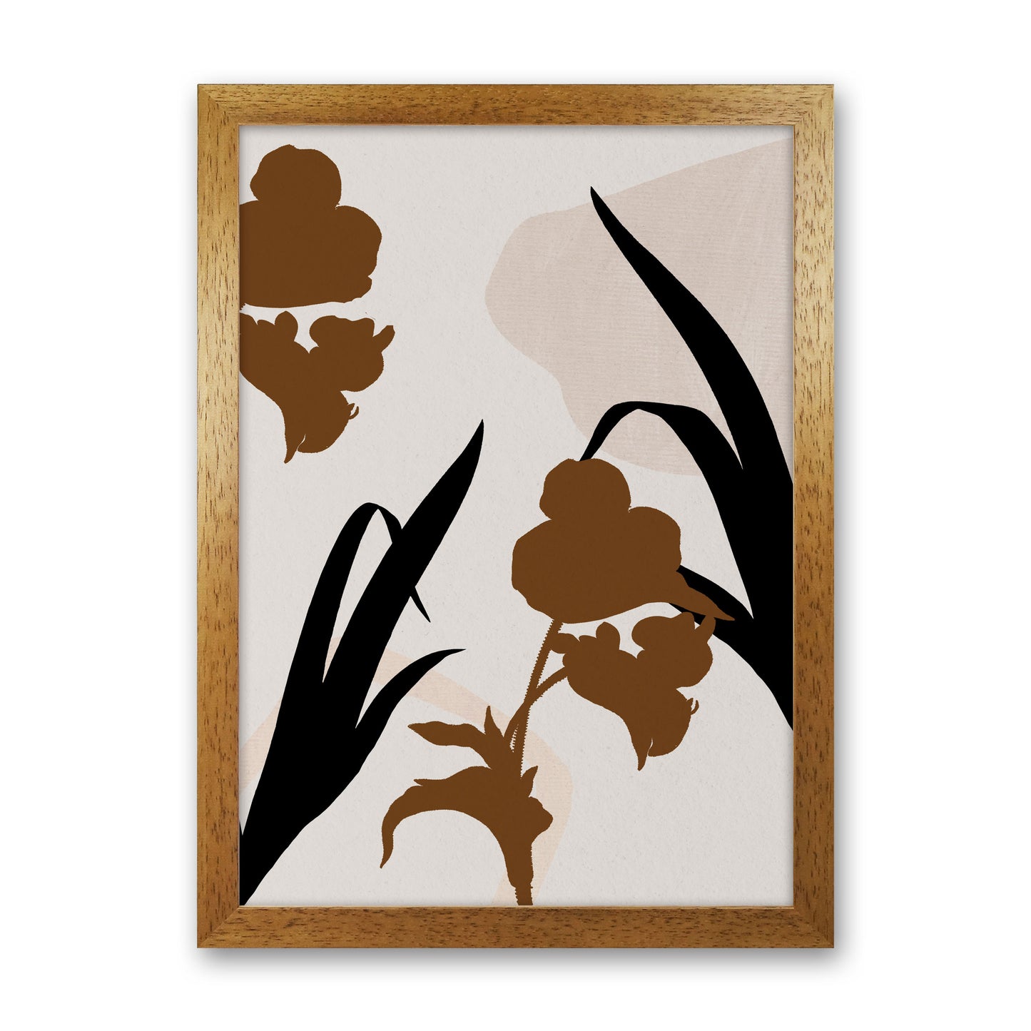 Abstract Leaf 3 Art Print by Essentially Nomadic Oak Grain