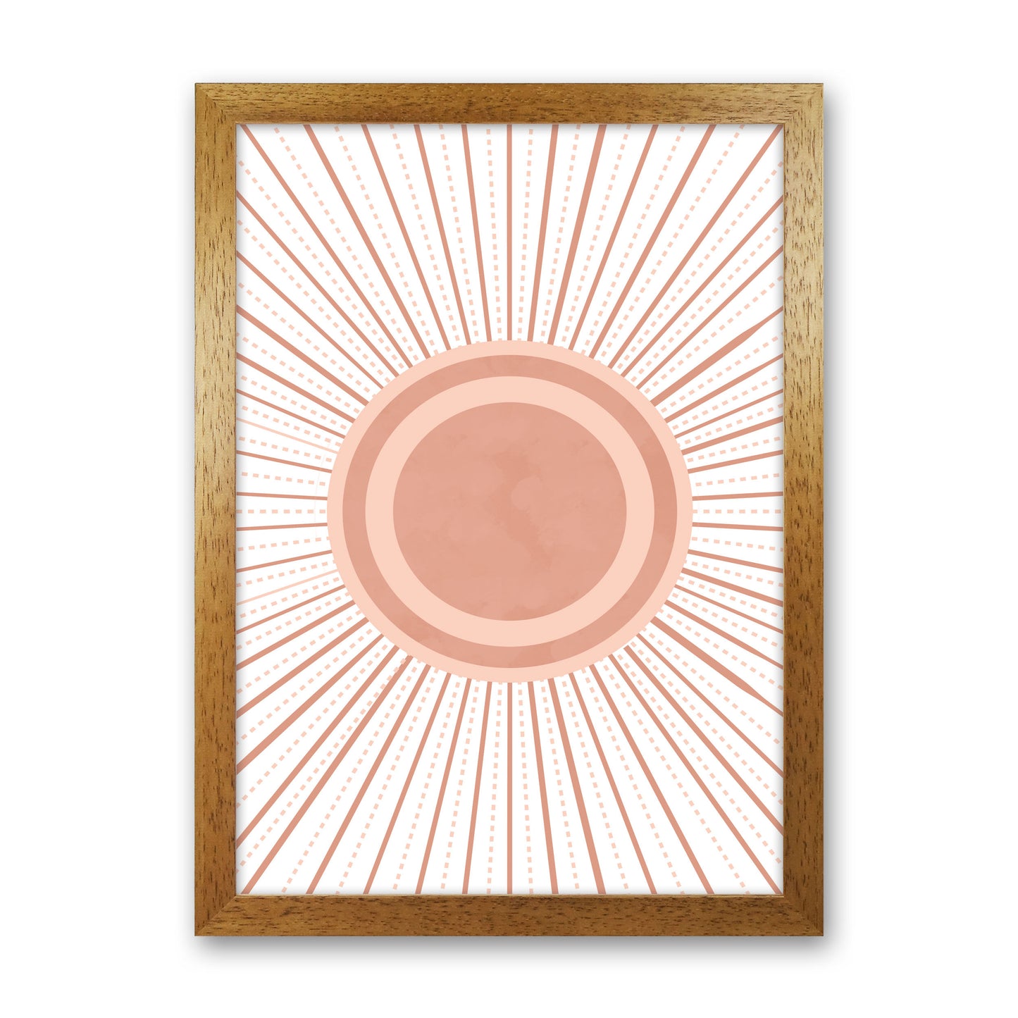 Boho Sun Art Print by Essentially Nomadic Oak Grain